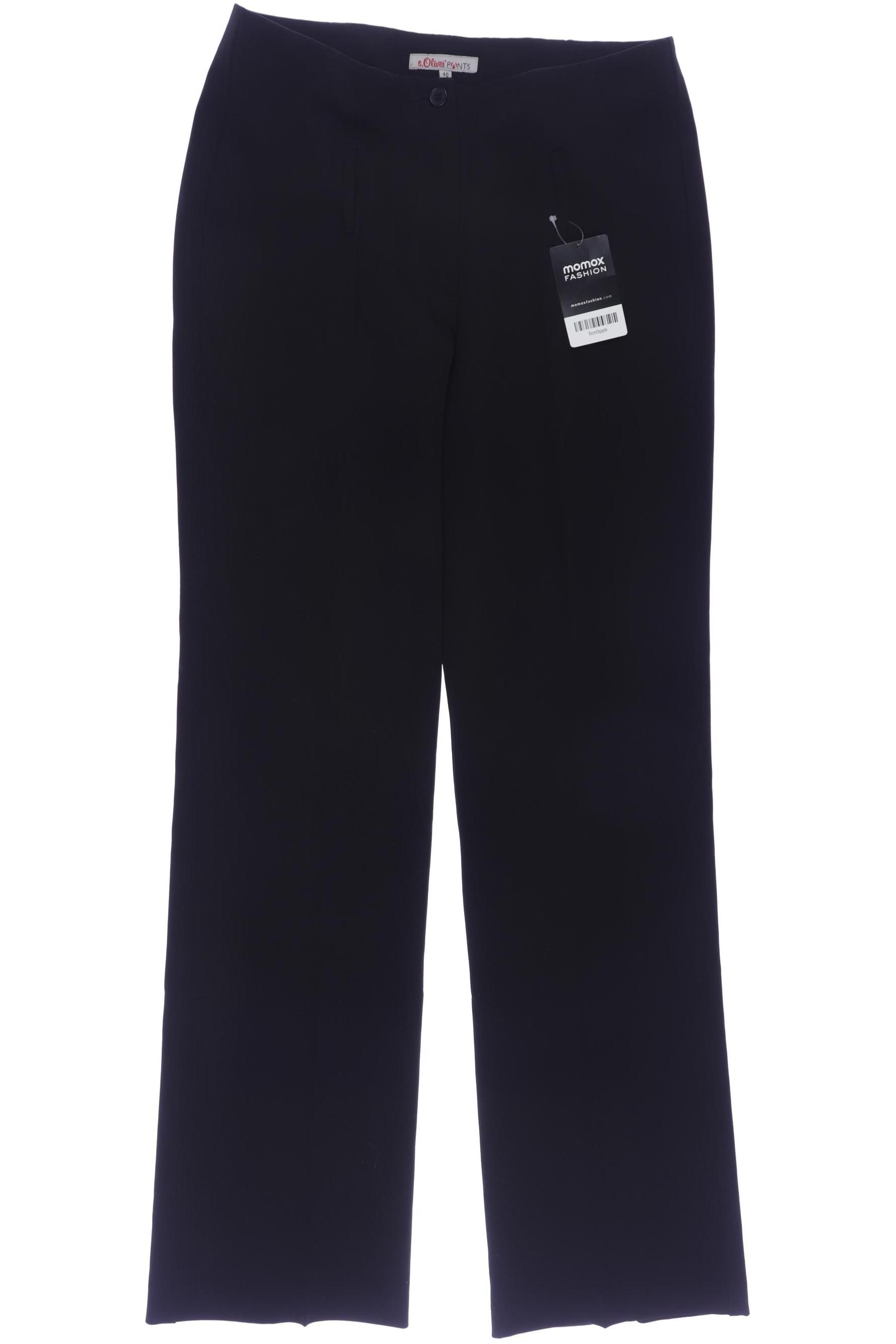 

s.Oliver Damen Stoffhose, schwarz, Gr. 40