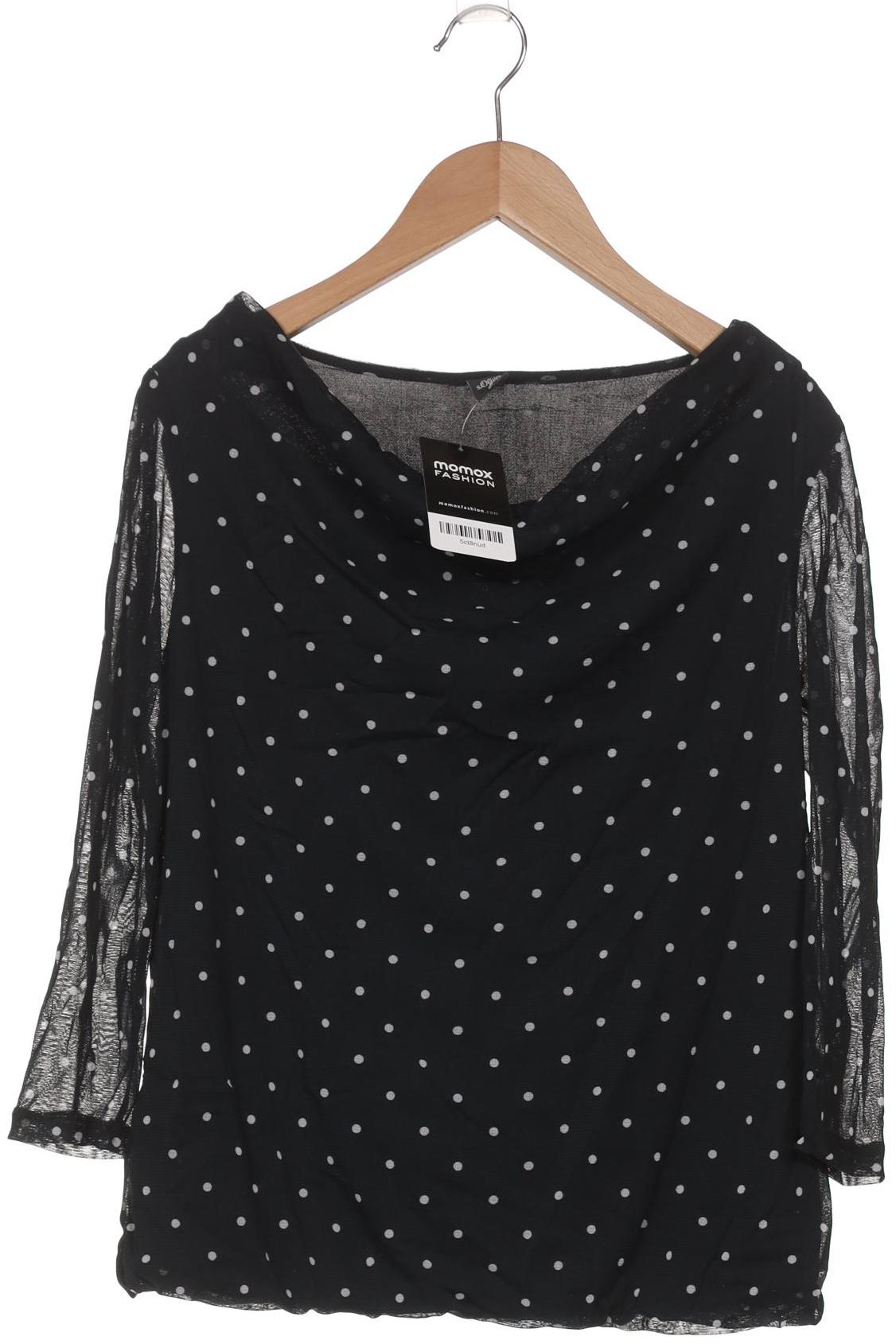 Thumbnail - s.Oliver Damen Langarmshirt, schwarz, Gr. 36
