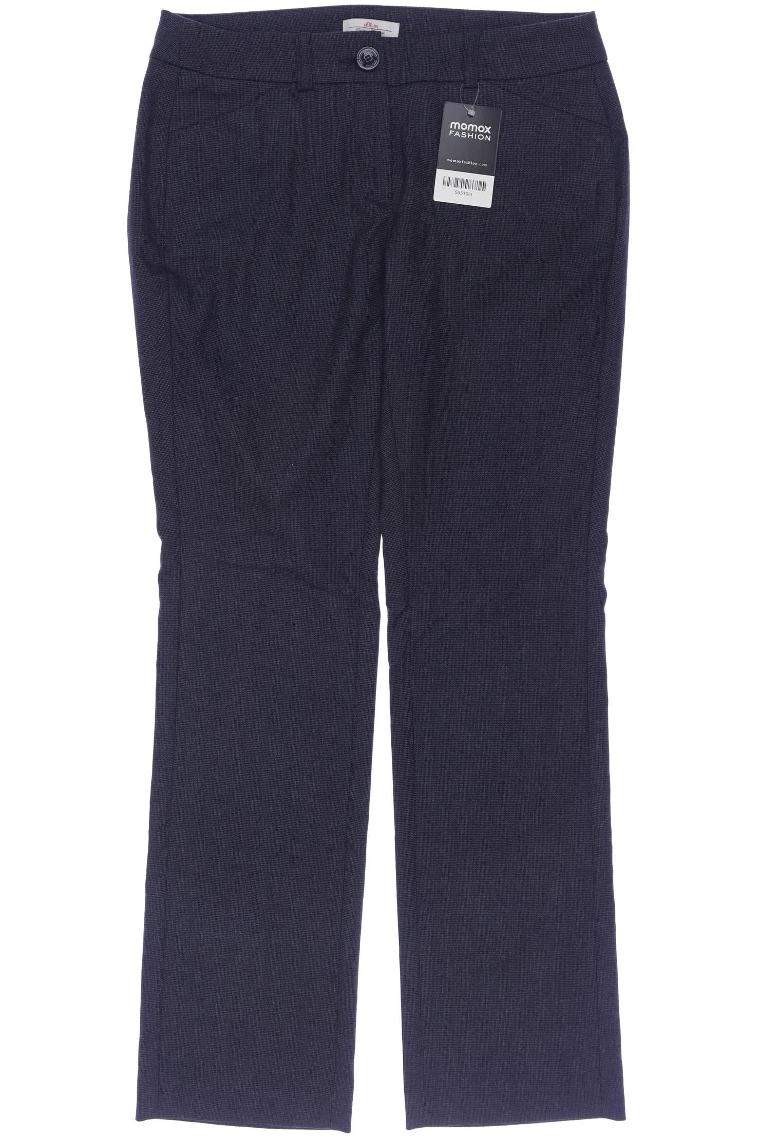 

s.Oliver Damen Stoffhose, marineblau, Gr. 34