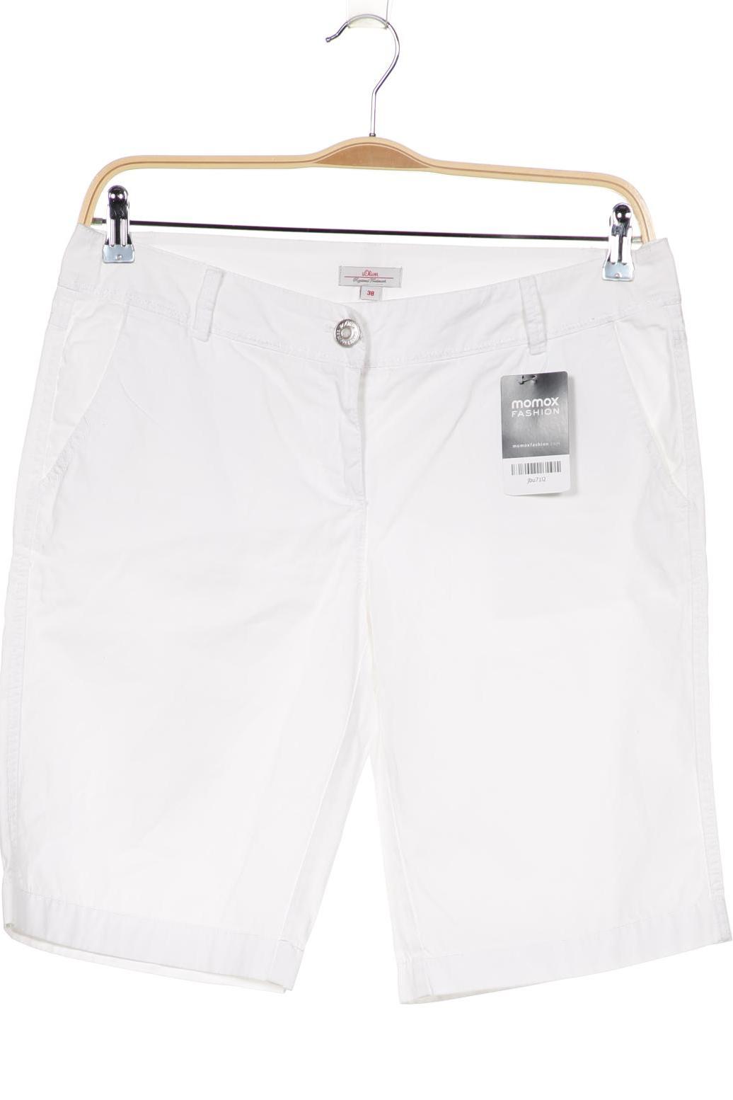 

s.Oliver Damen Shorts, weiß