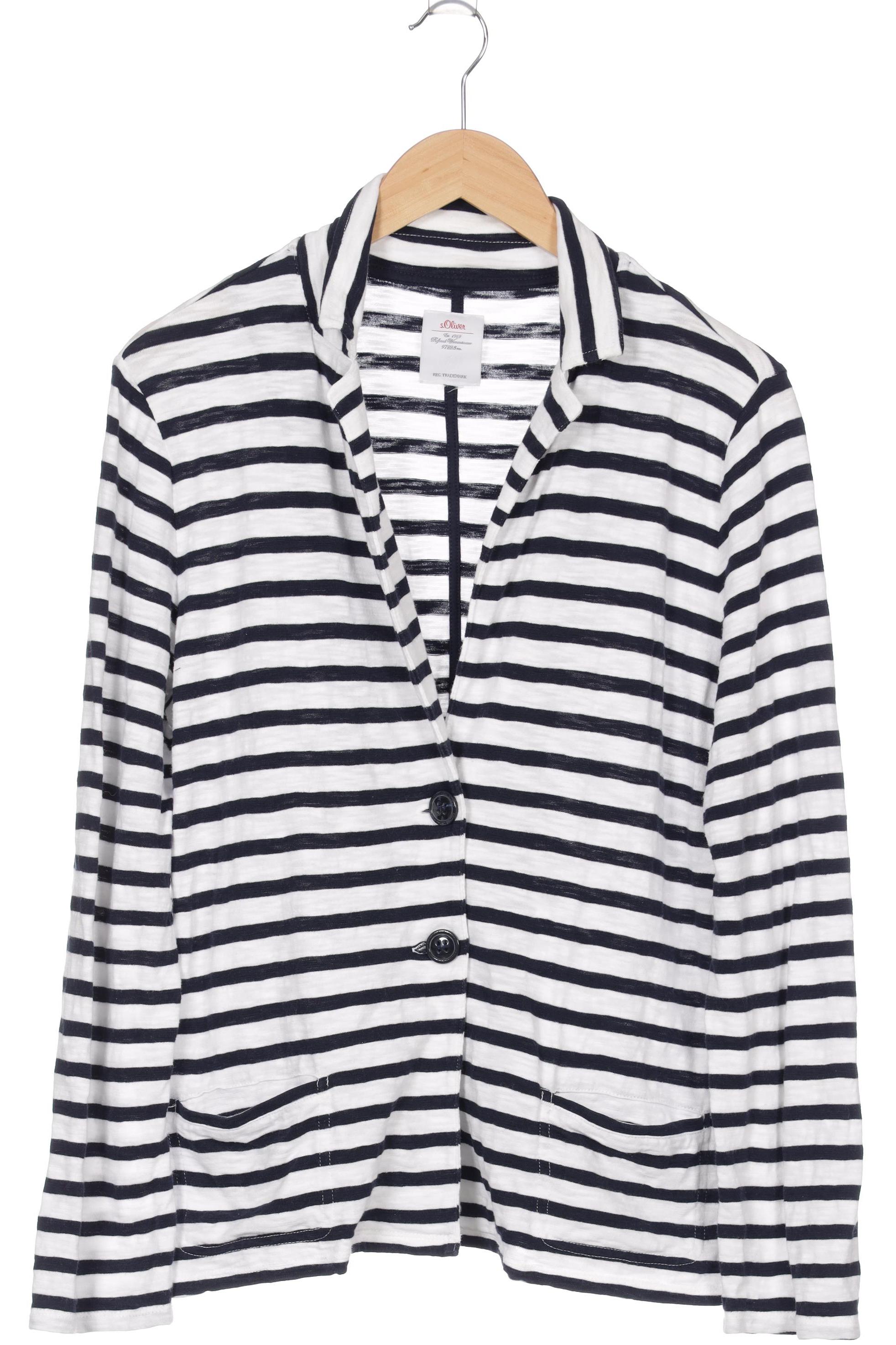 

s.Oliver Damen Strickjacke, blau, Gr. 42