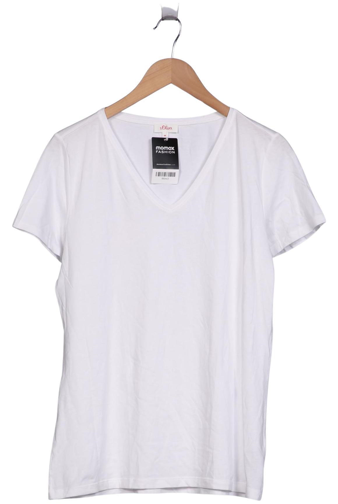 

s.Oliver Damen T-Shirt, weiß, Gr. 44