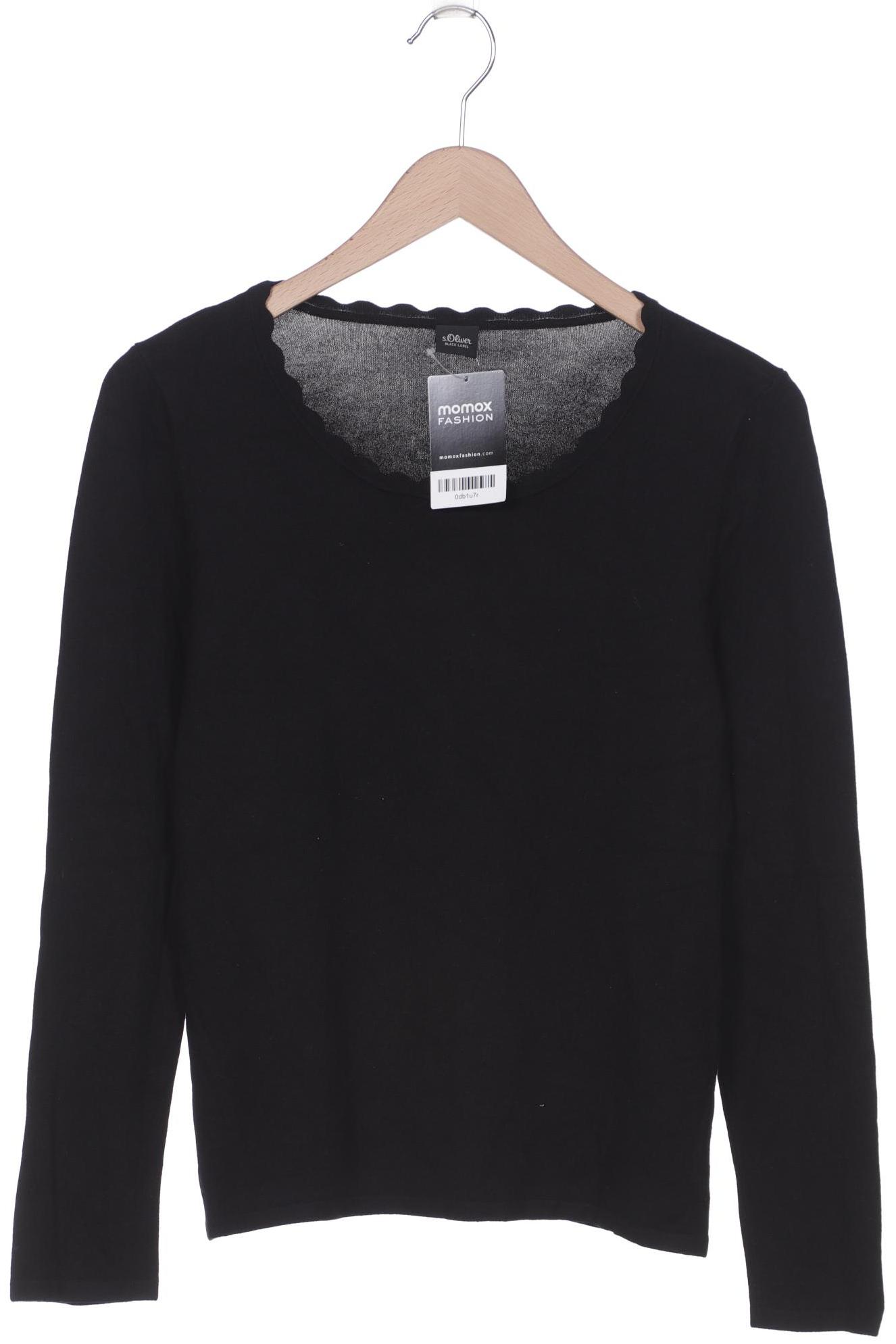 

s.Oliver Damen Pullover, schwarz, Gr. 38