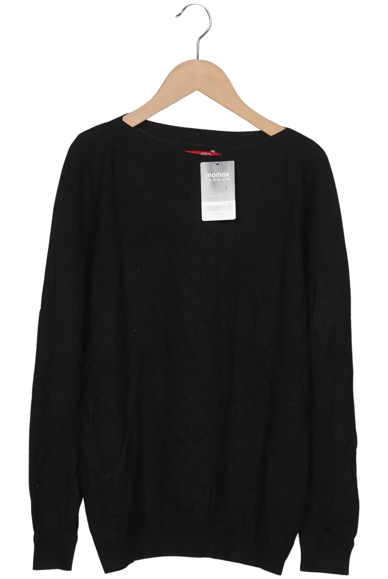

s.Oliver Damen Pullover, schwarz, Gr. 38