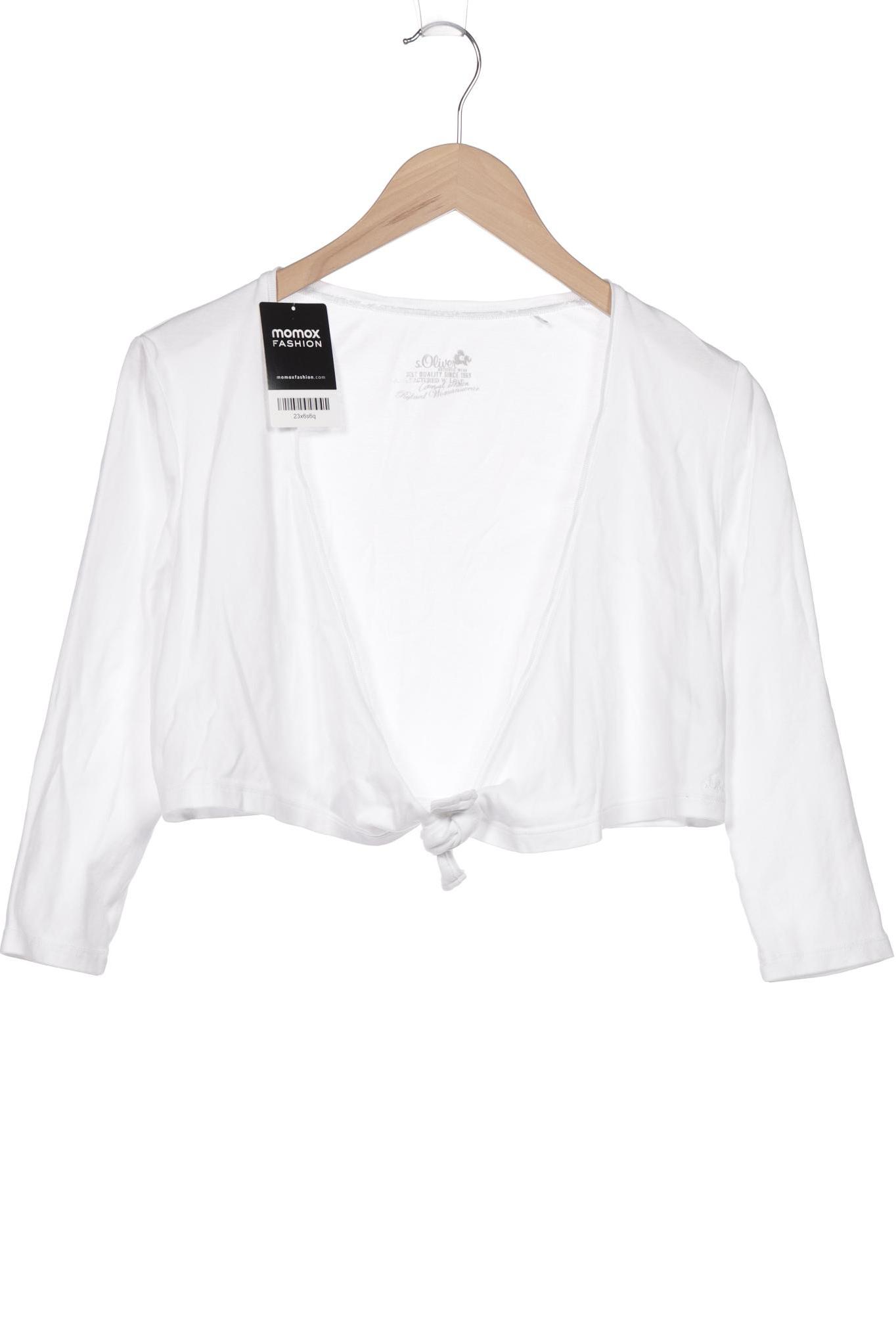 

s.Oliver Damen Strickjacke, weiß