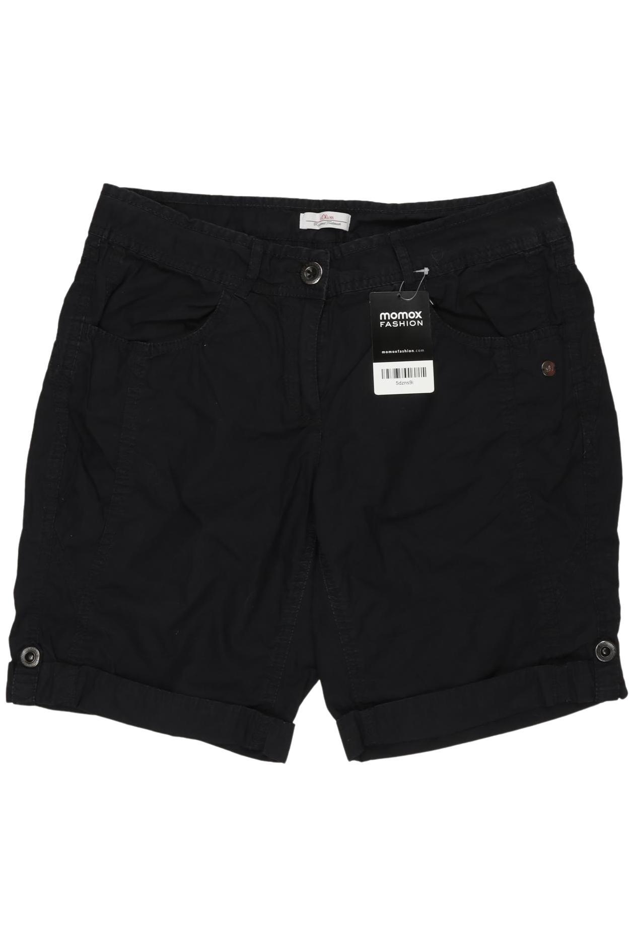 

s.Oliver Damen Shorts, schwarz, Gr. 38