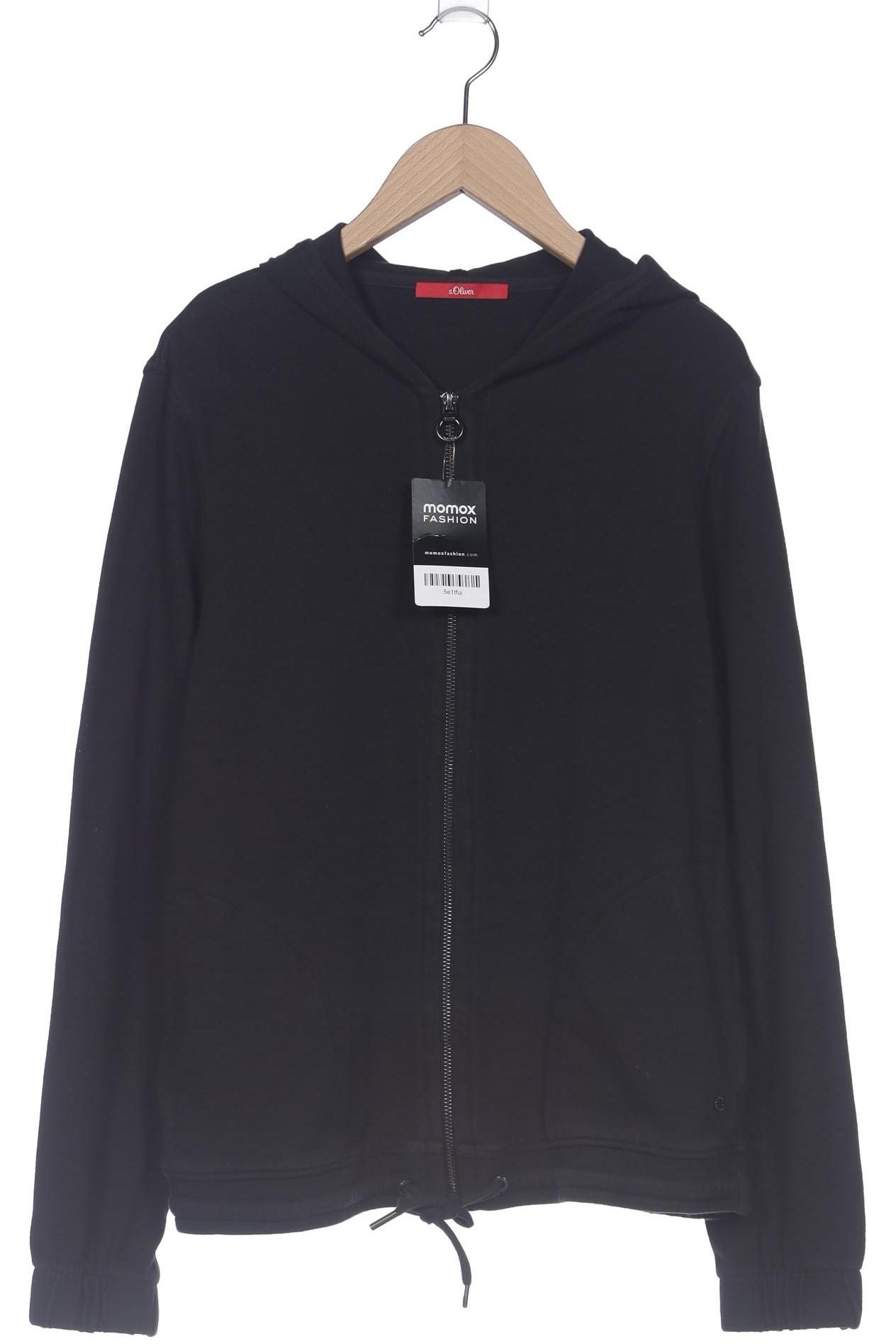

s.Oliver Damen Kapuzenpullover, schwarz, Gr. 38