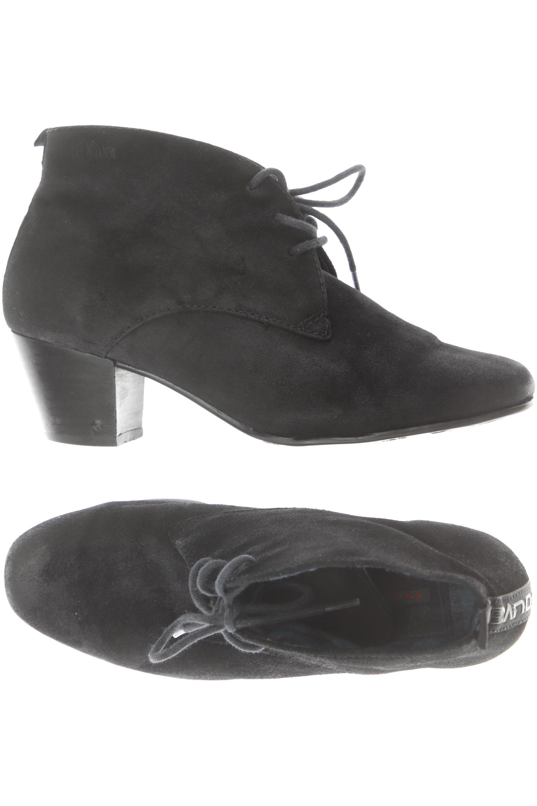 

s.Oliver Damen Stiefelette, schwarz, Gr. 36