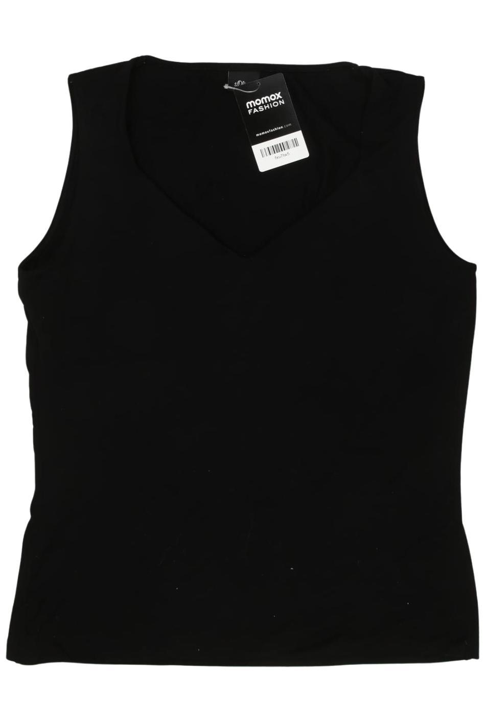 

s.Oliver Damen Top, schwarz, Gr. 40