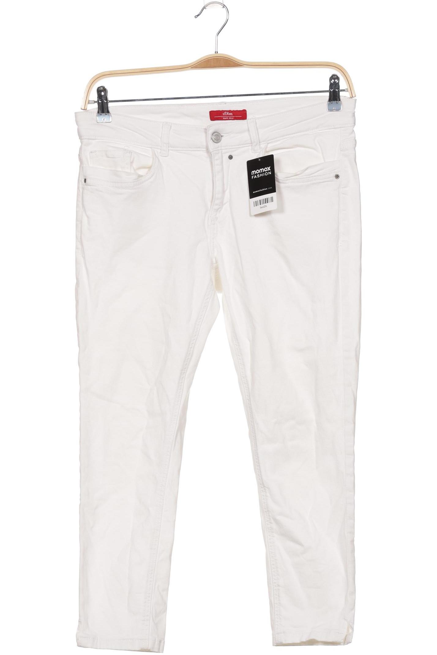 

s.Oliver Damen Jeans, weiß, Gr. 30