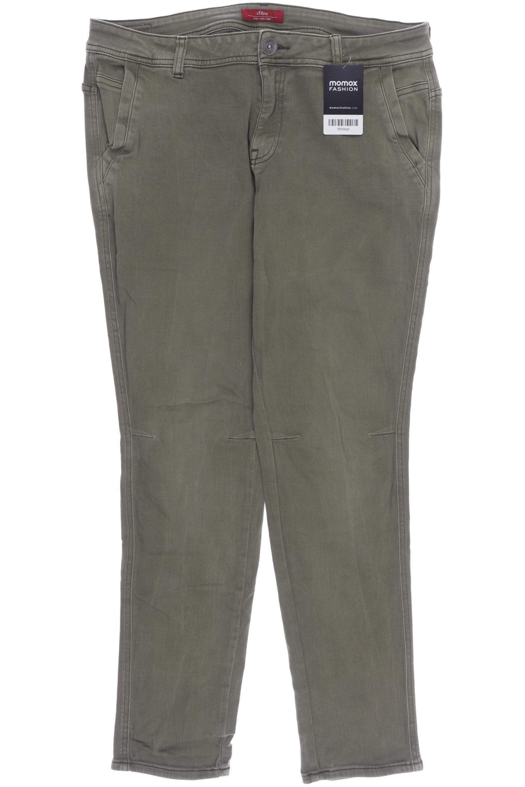 

s.Oliver Damen Jeans, grün