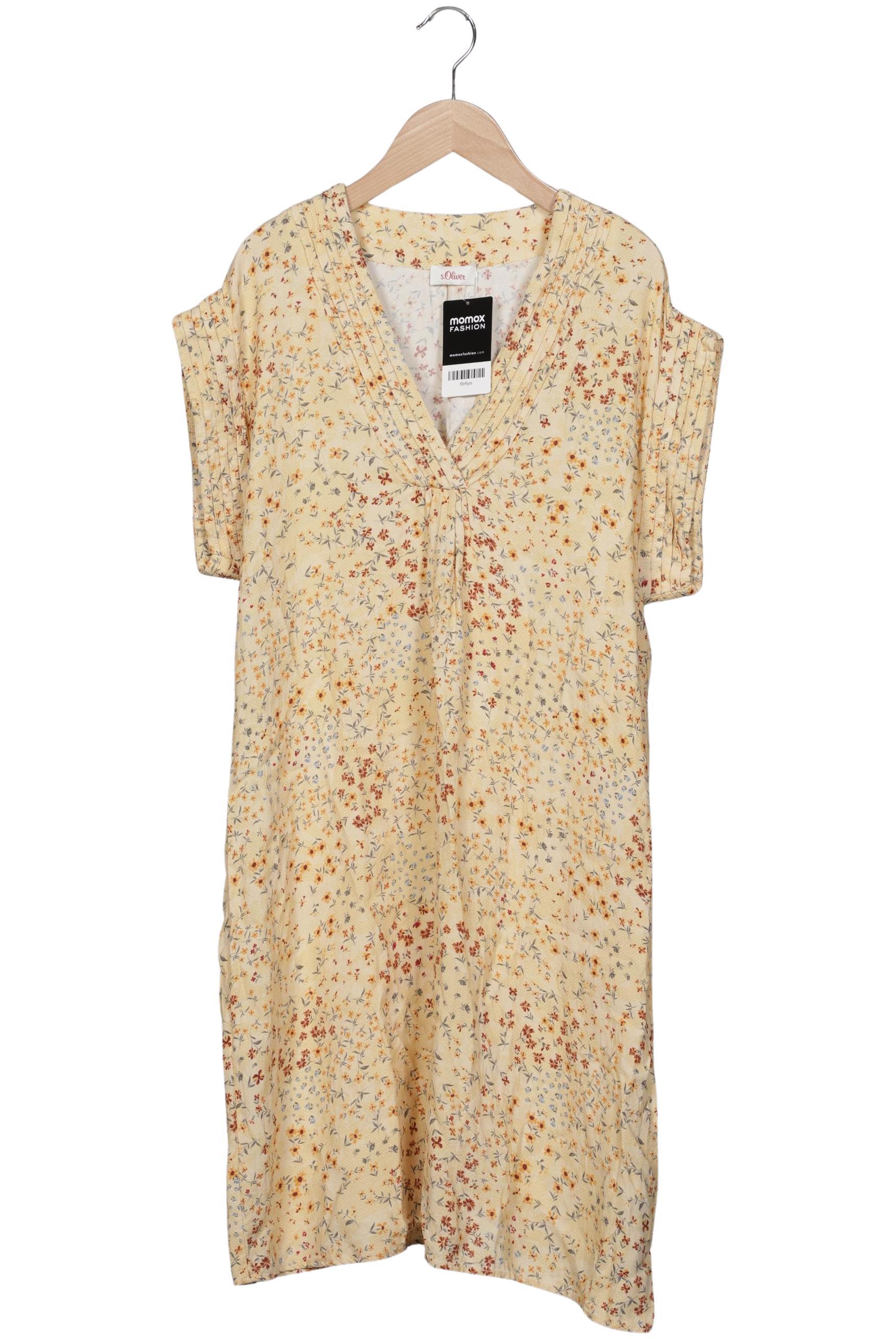 

s.Oliver Damen Kleid, gelb, Gr. 44