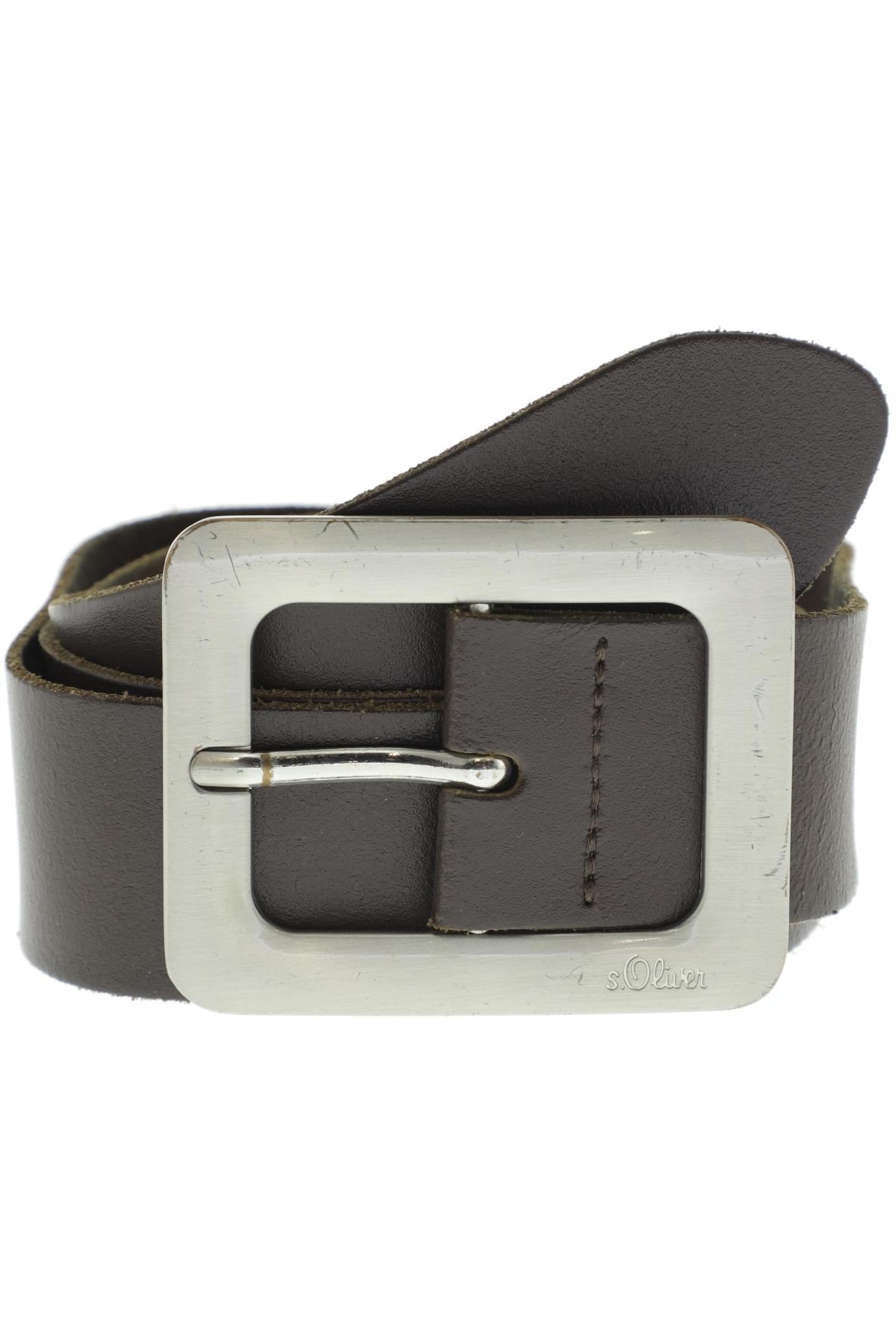 

s.Oliver Damen Gürtel, braun, Gr. 85