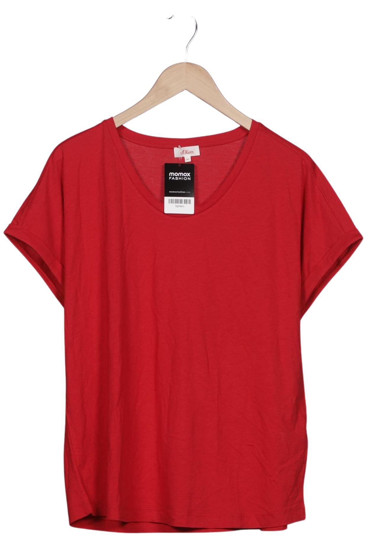 

s.Oliver Damen T-Shirt, rot, Gr. 44
