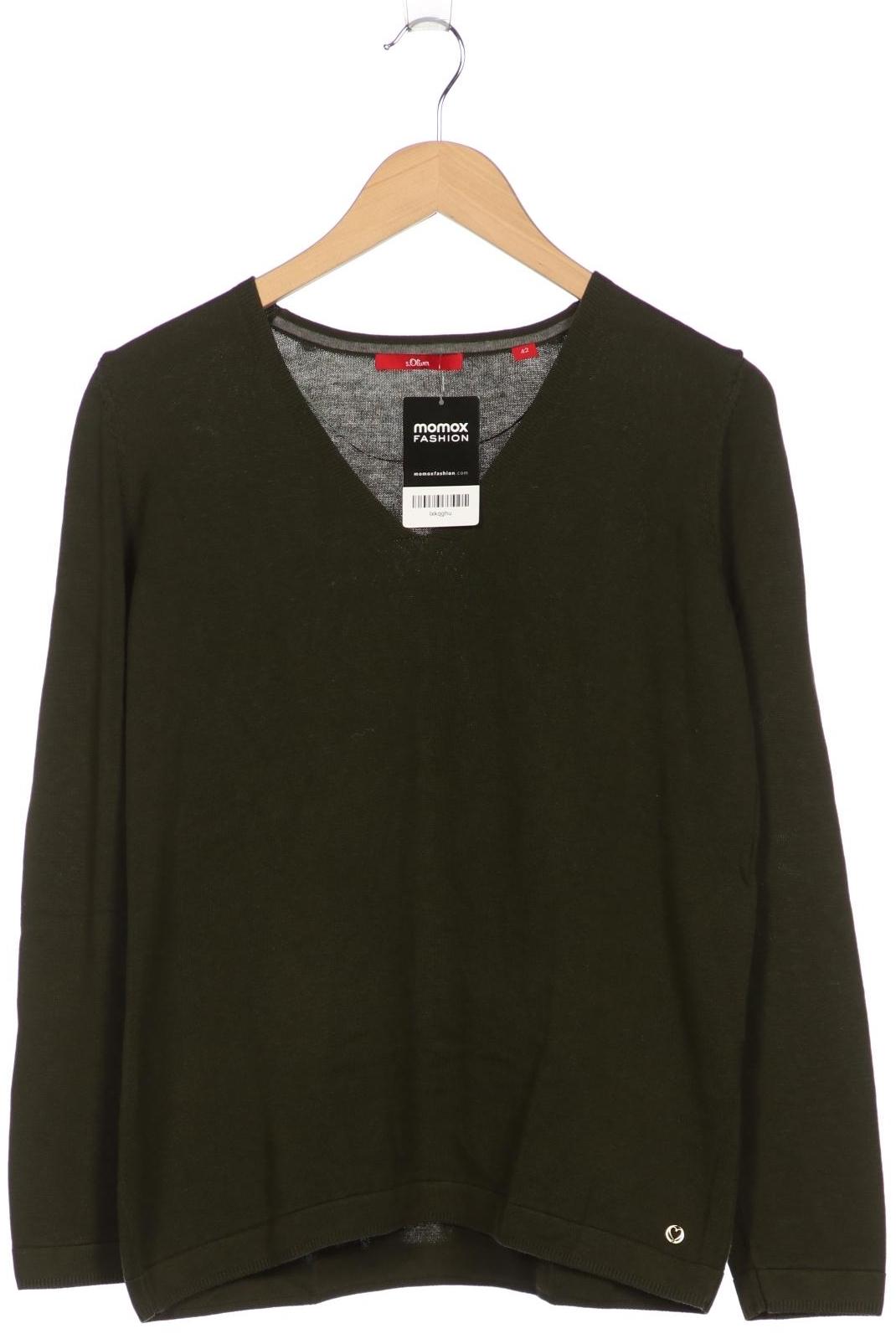 

s.Oliver Damen Pullover, grün, Gr. 42