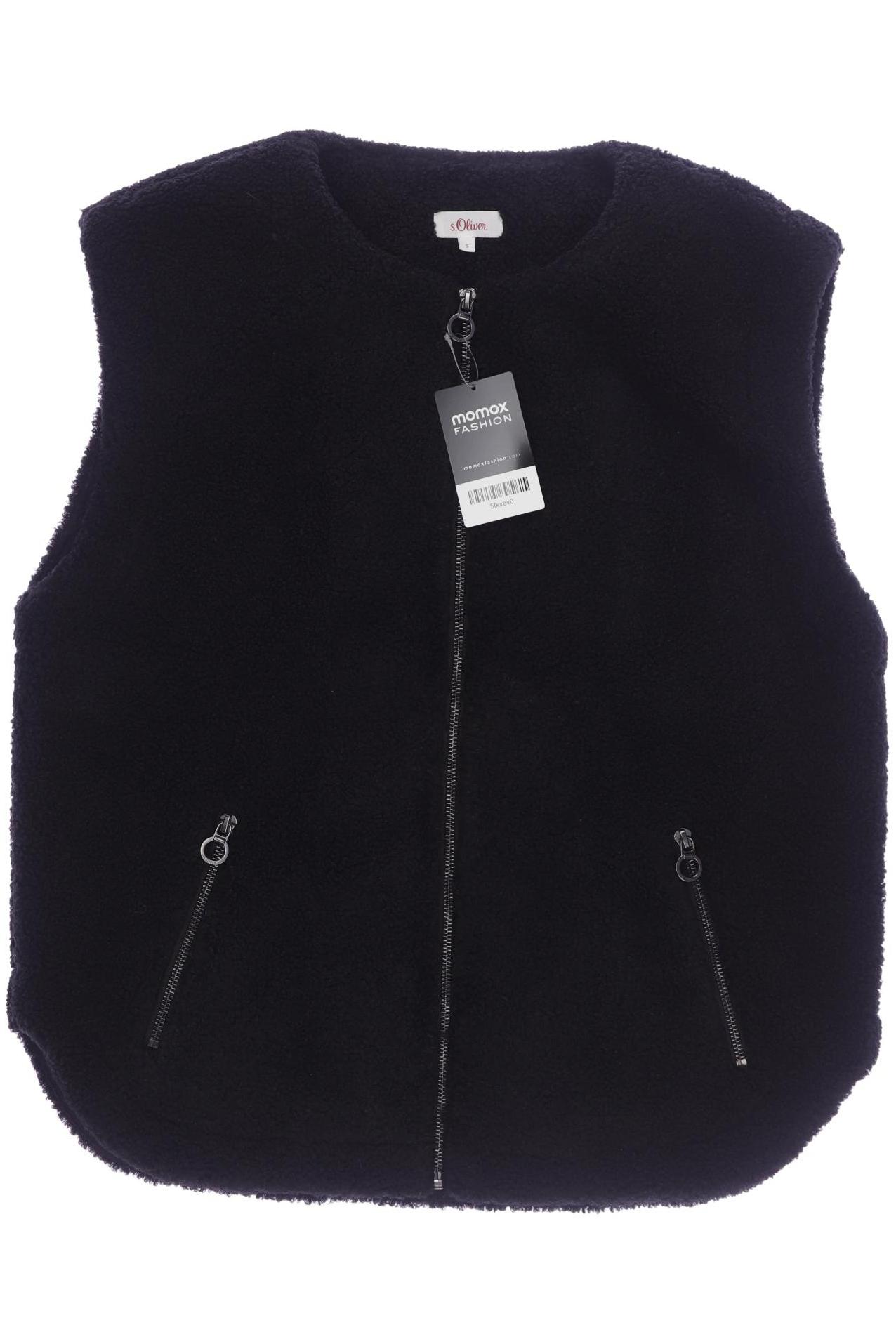 

s.Oliver Damen Weste, schwarz, Gr. 36