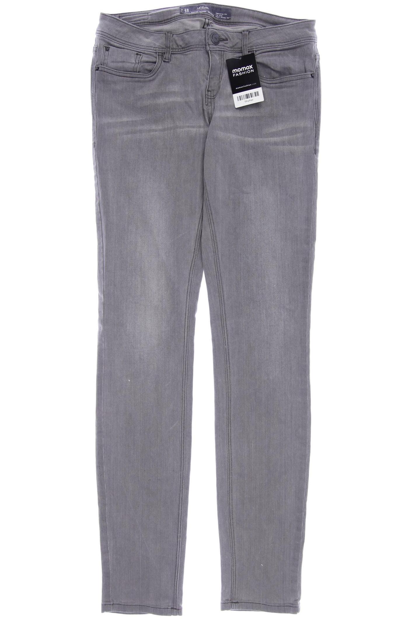 

s.Oliver Damen Jeans, grau