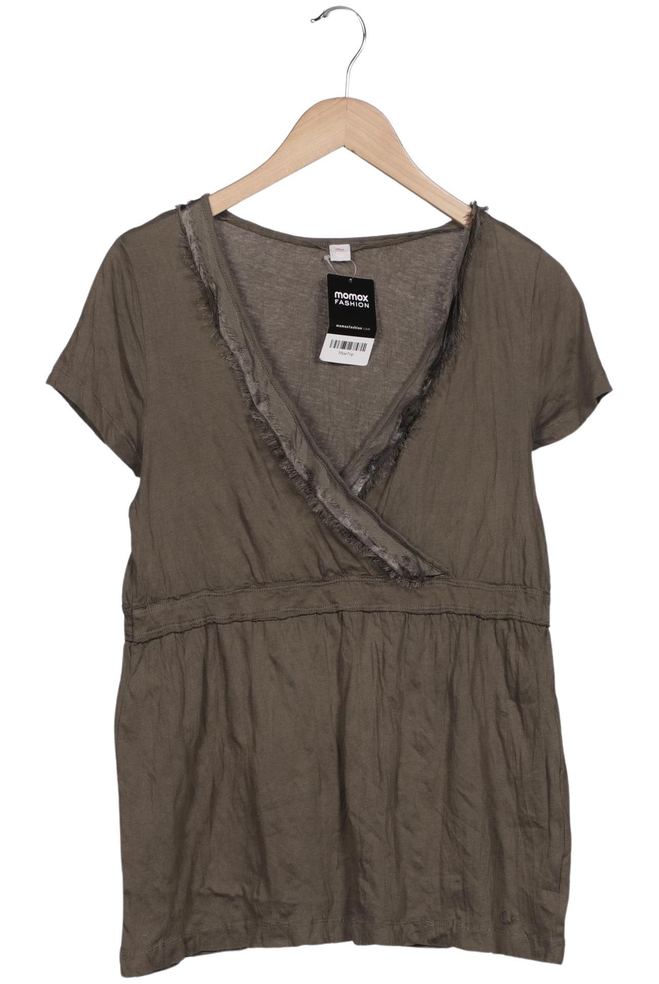 

s.Oliver Damen T-Shirt, grün, Gr. 42