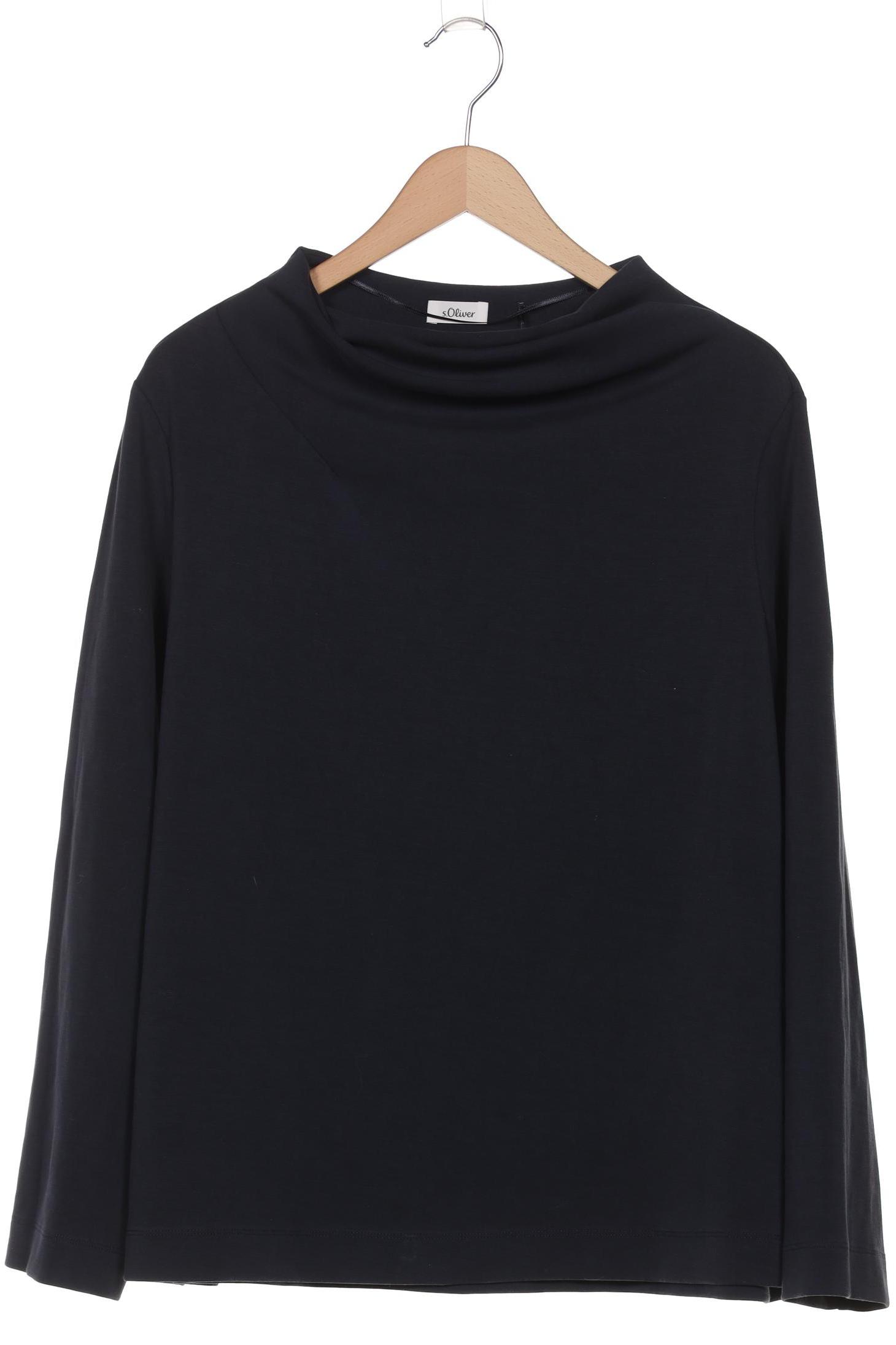 

s.Oliver Damen Langarmshirt, marineblau, Gr. 44