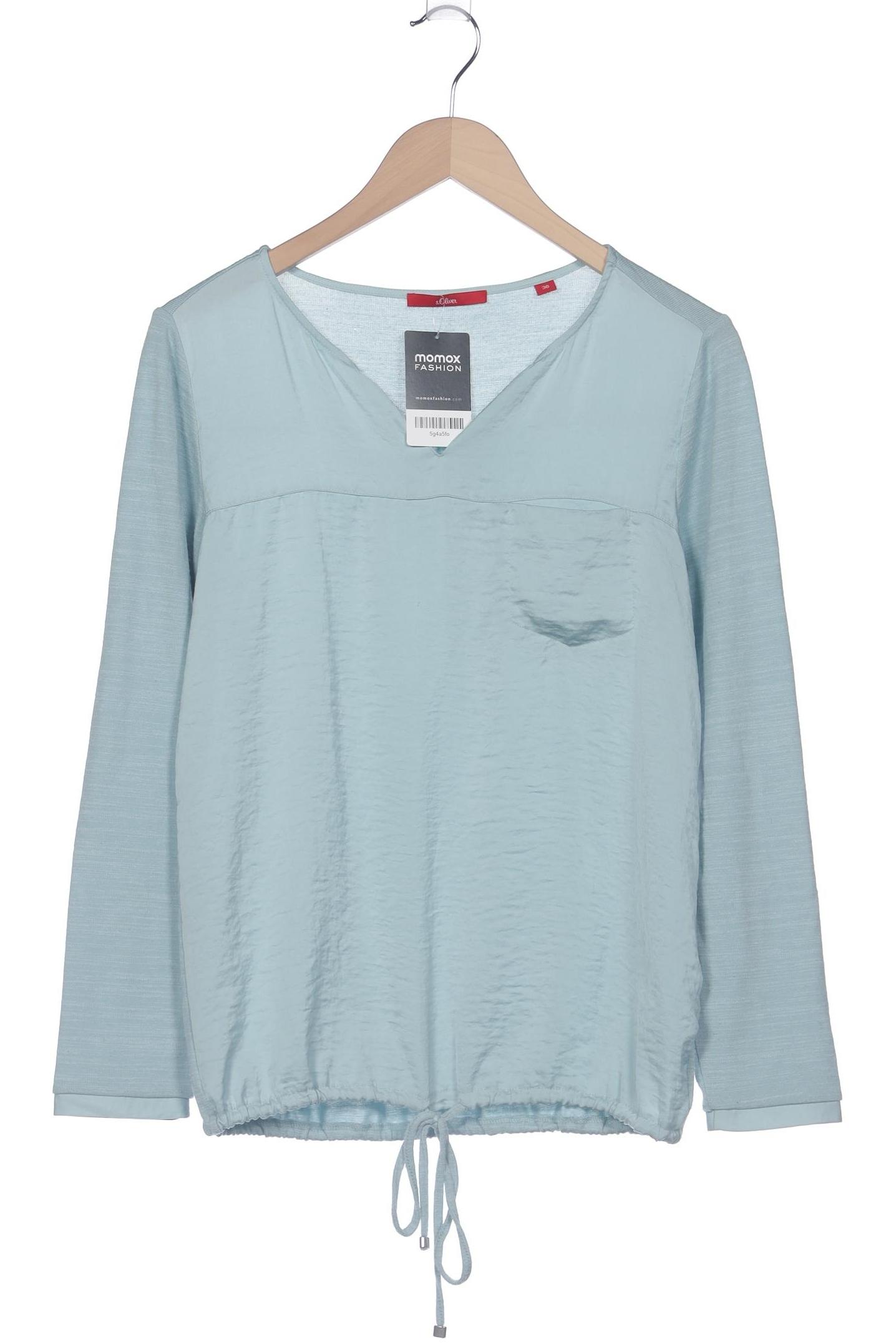 

s.Oliver Damen Langarmshirt, hellblau, Gr. 36