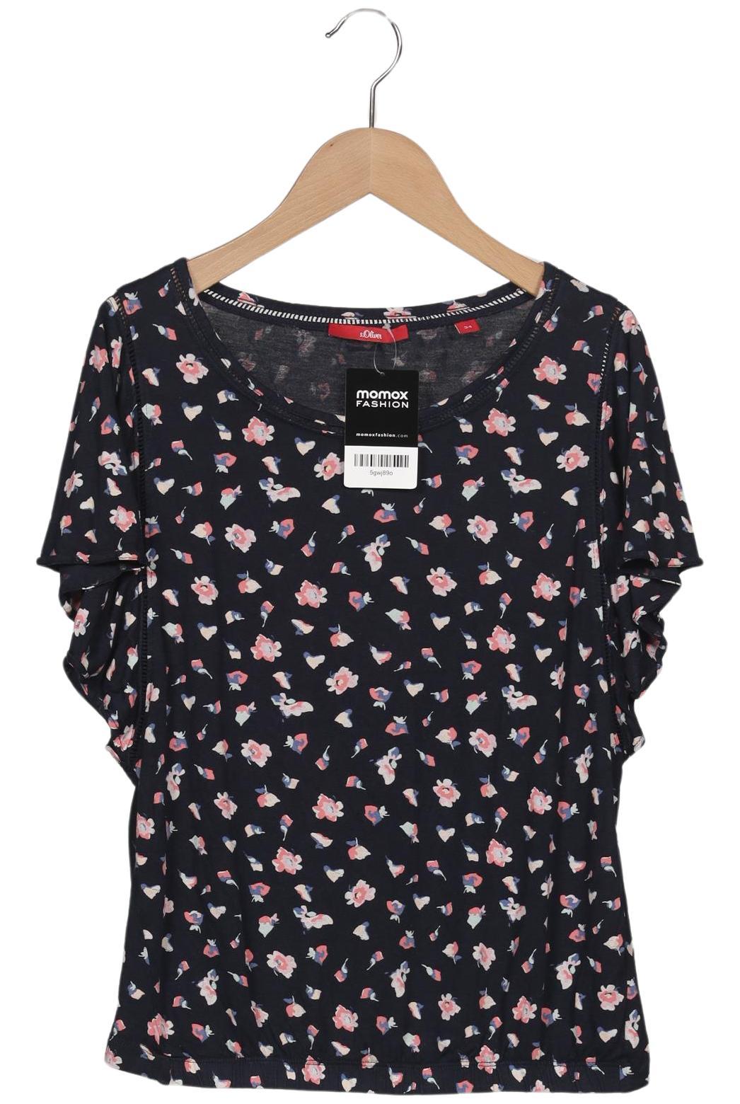 

s.Oliver Damen T-Shirt, marineblau, Gr. 34