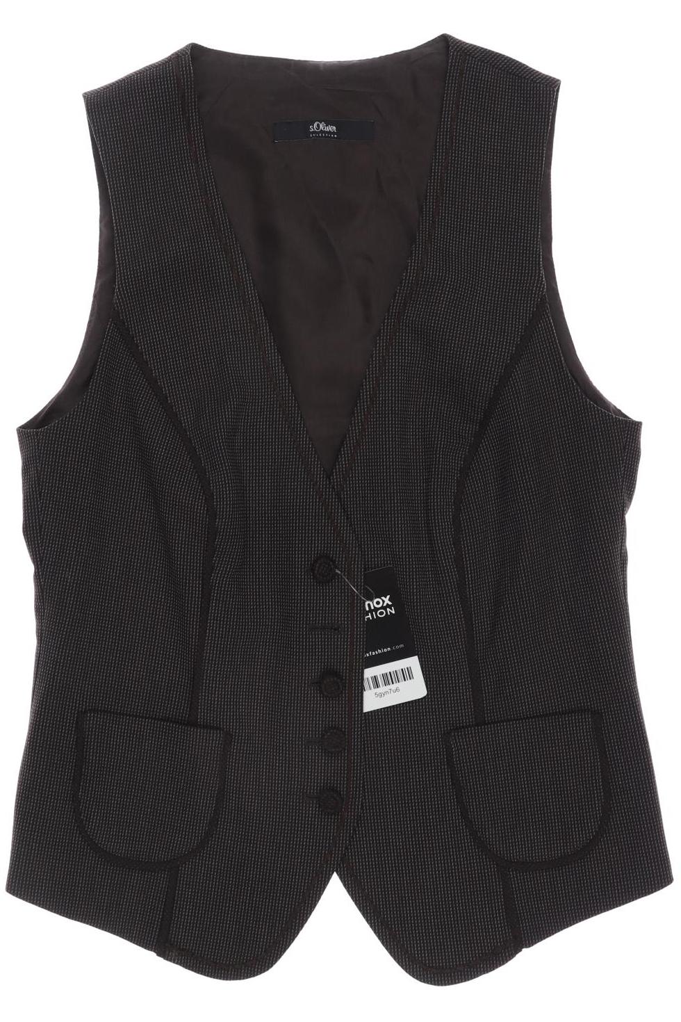 

s.Oliver Damen Weste, braun, Gr. 38