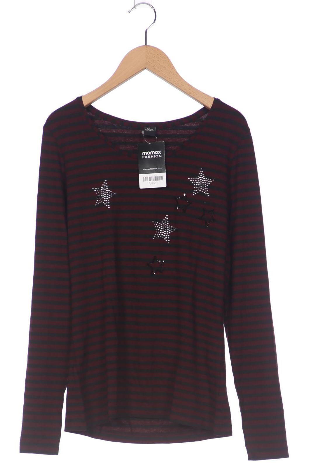 

s.Oliver Damen Langarmshirt, bordeaux, Gr. 38