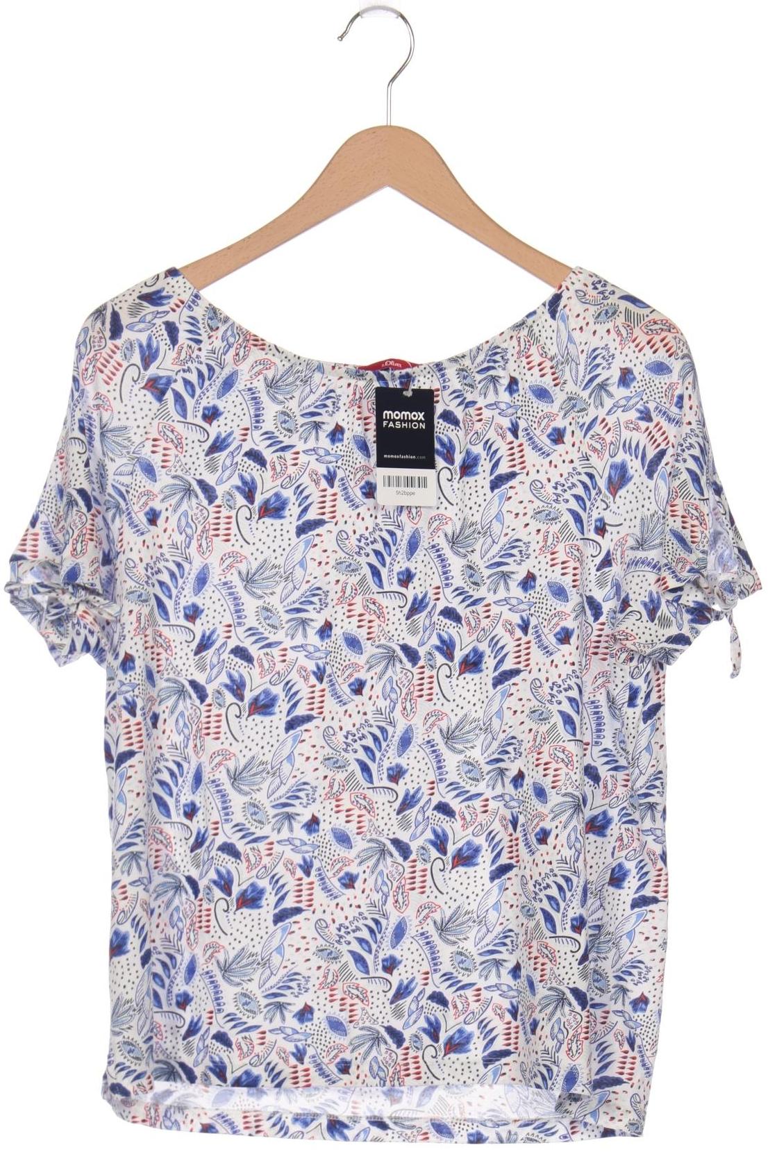 

s.Oliver Damen T-Shirt, blau, Gr. 40