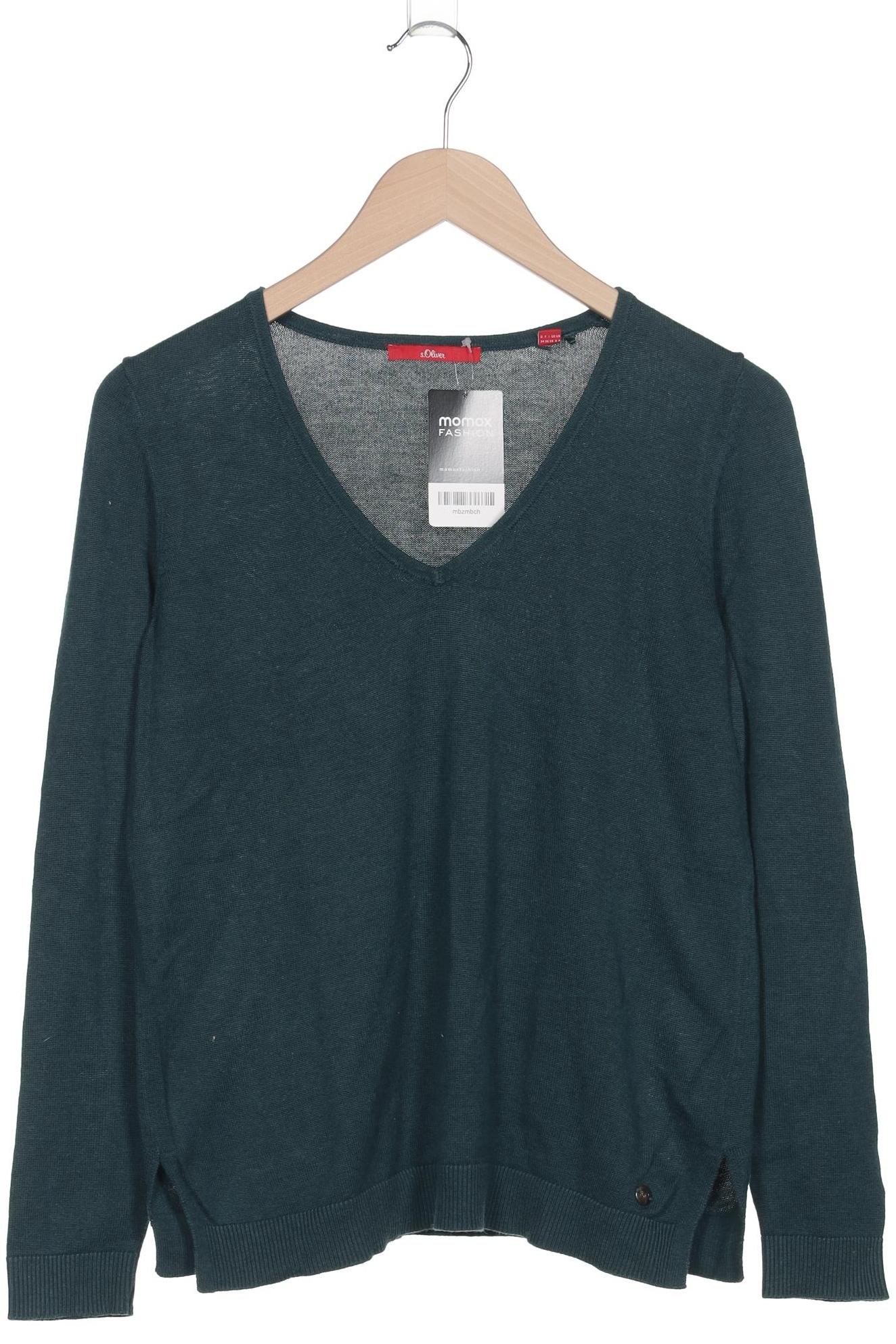 

s.Oliver Damen Pullover, türkis, Gr. 34