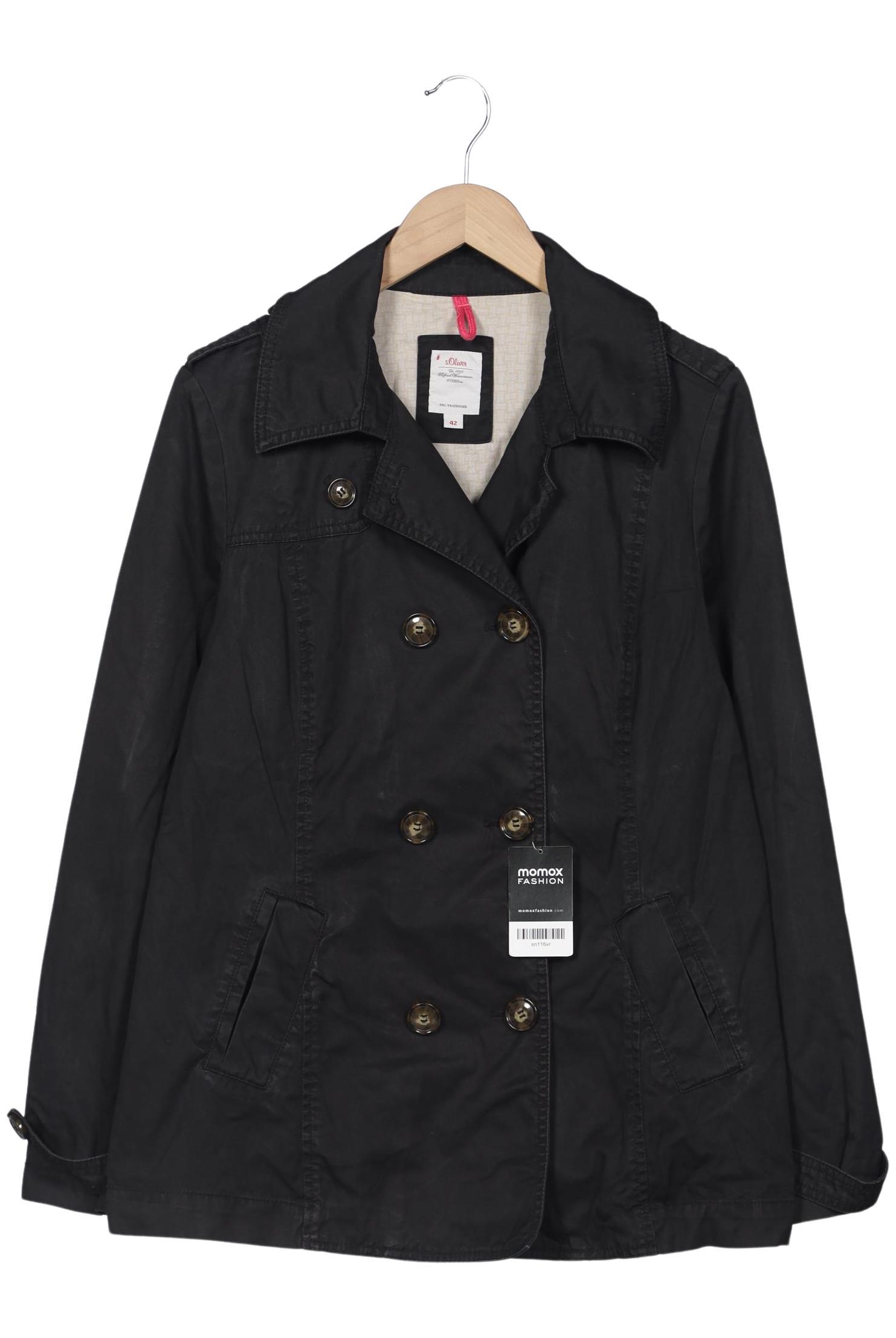 

s.Oliver Damen Jacke, schwarz, Gr. 42