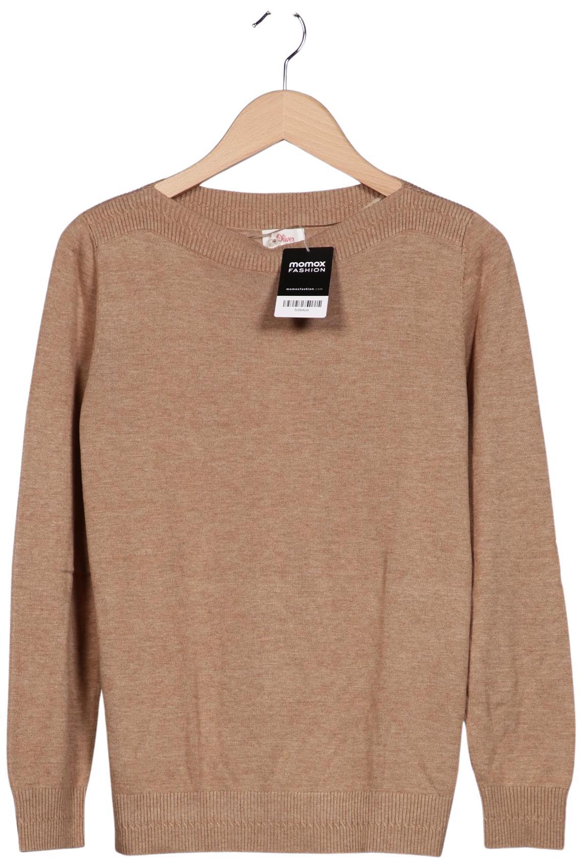 

s.Oliver Damen Pullover, beige, Gr. 38