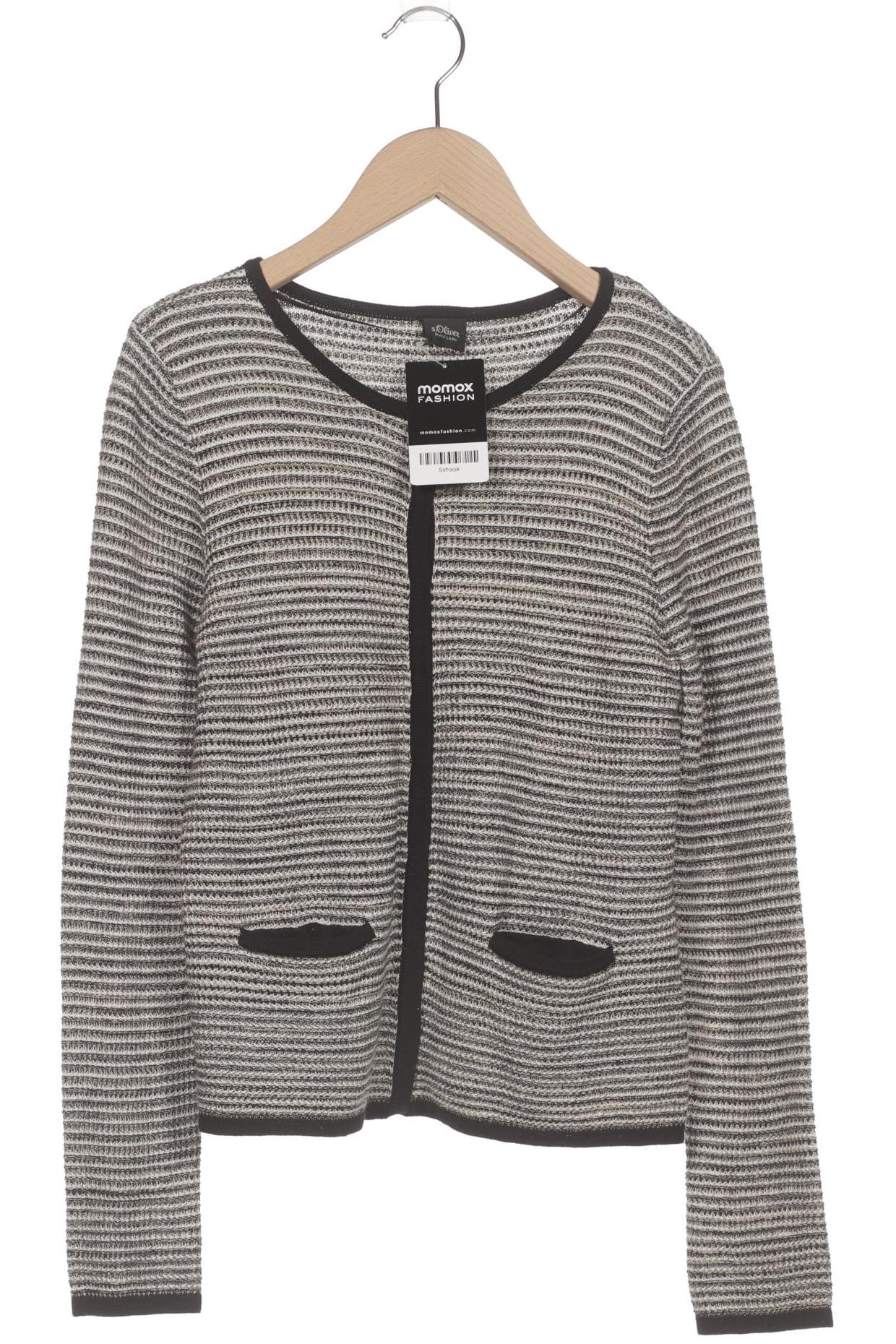 

s.Oliver Damen Strickjacke, beige, Gr. 36