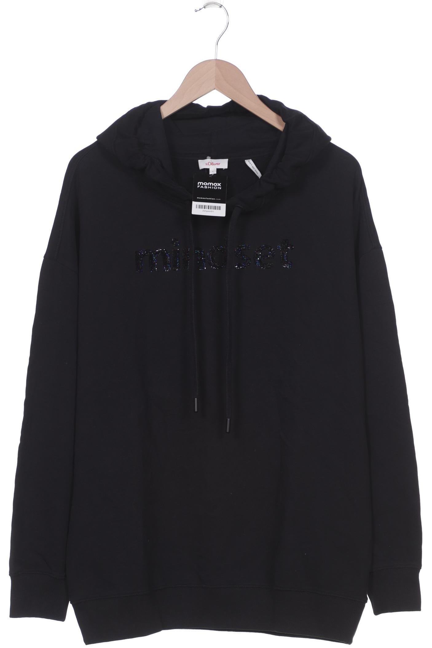

s.Oliver Damen Kapuzenpullover, schwarz, Gr. 42