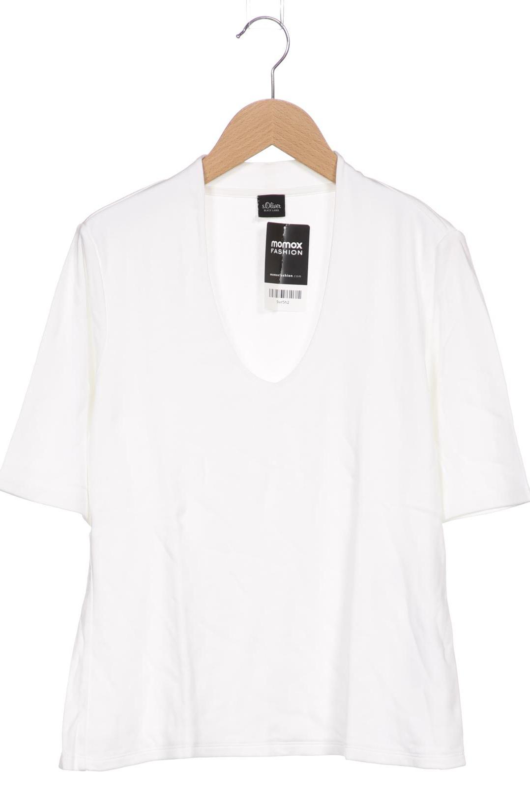 

s.Oliver Damen T-Shirt, weiß