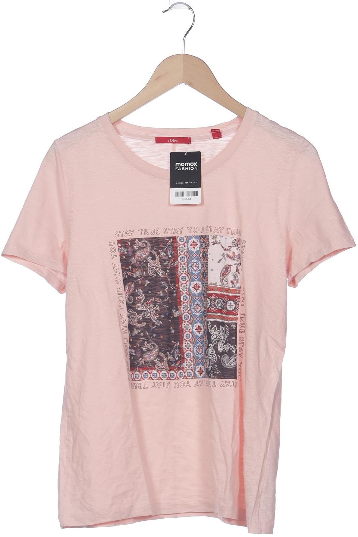 

s.Oliver Damen T-Shirt, pink, Gr. 40