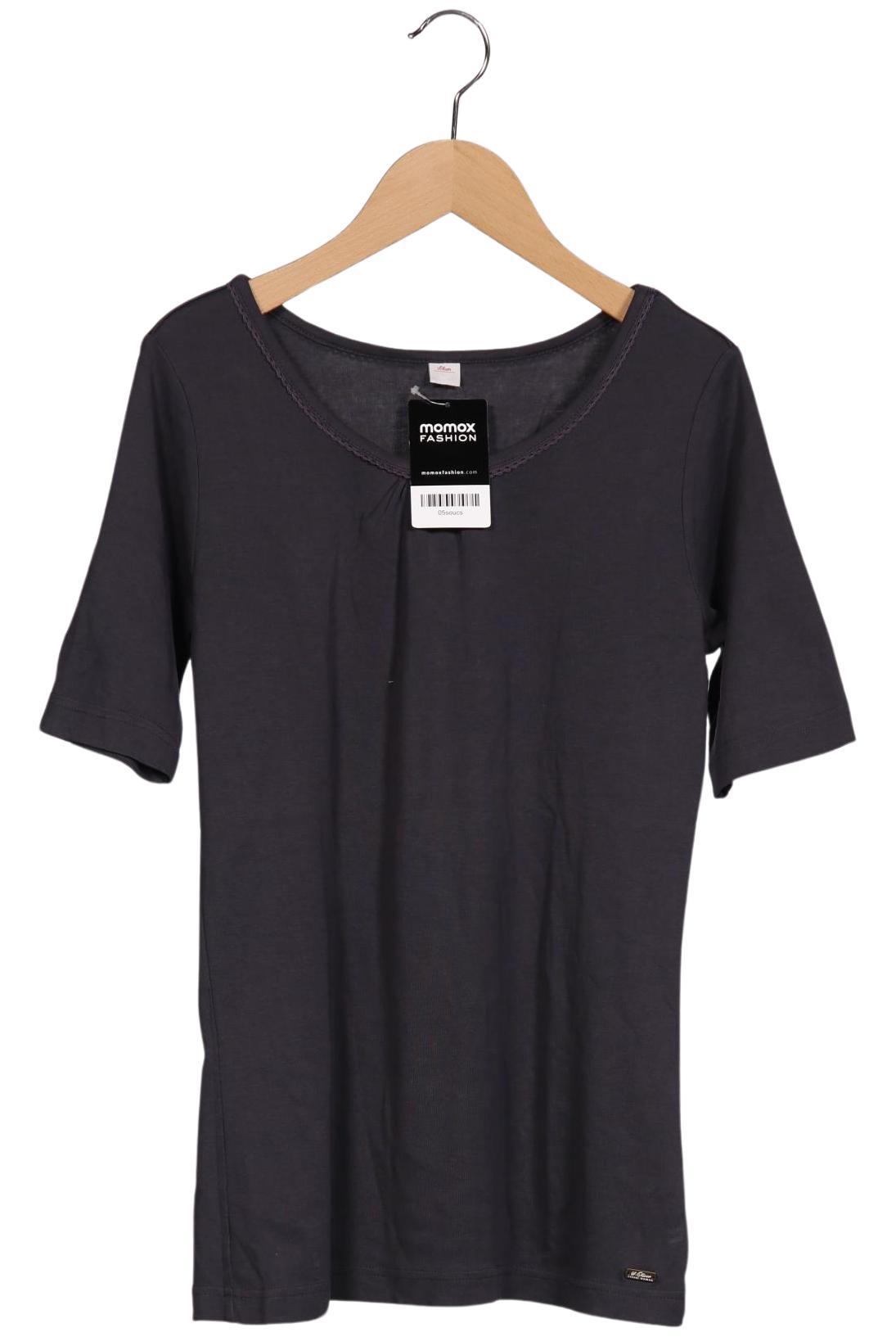 

s.Oliver Damen T-Shirt, grau, Gr. 40