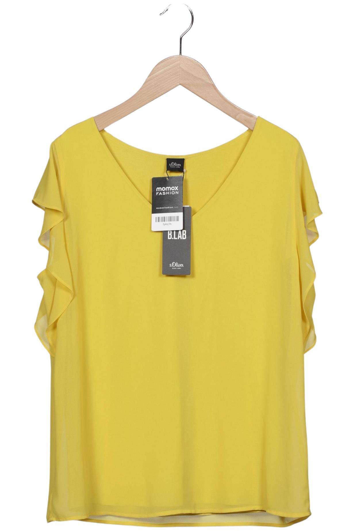 

s.Oliver Damen Bluse, gelb, Gr. 38