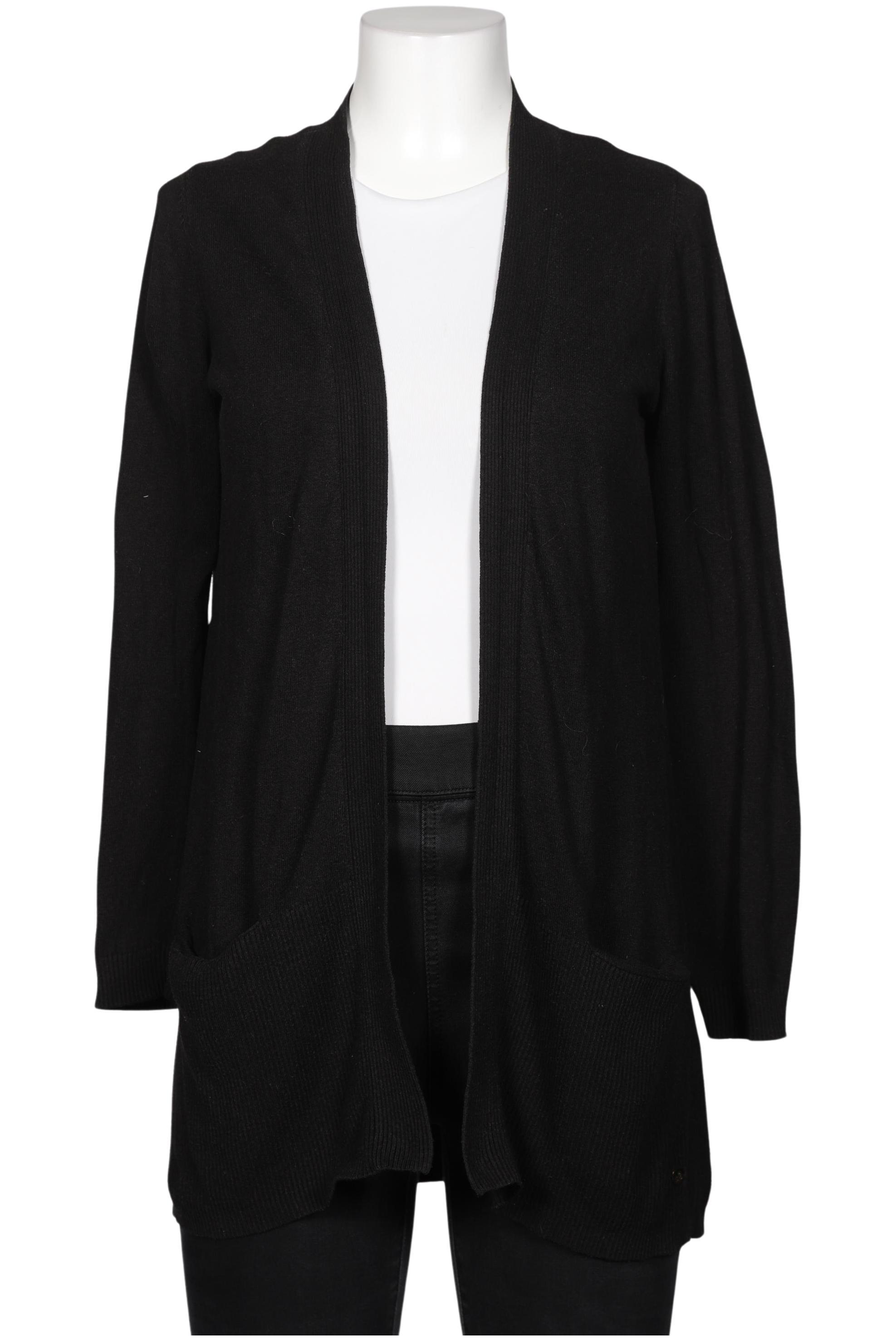 

s.Oliver Damen Strickjacke, schwarz, Gr. 38