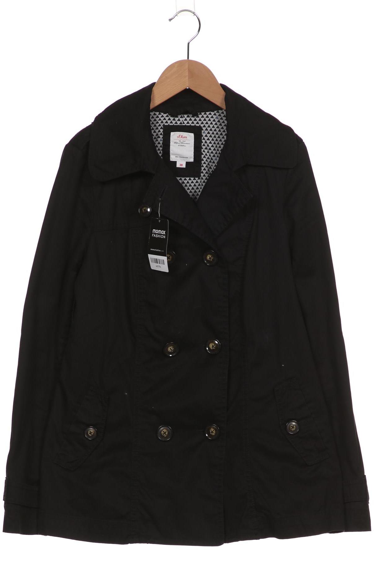

s.Oliver Damen Jacke, schwarz, Gr. 38