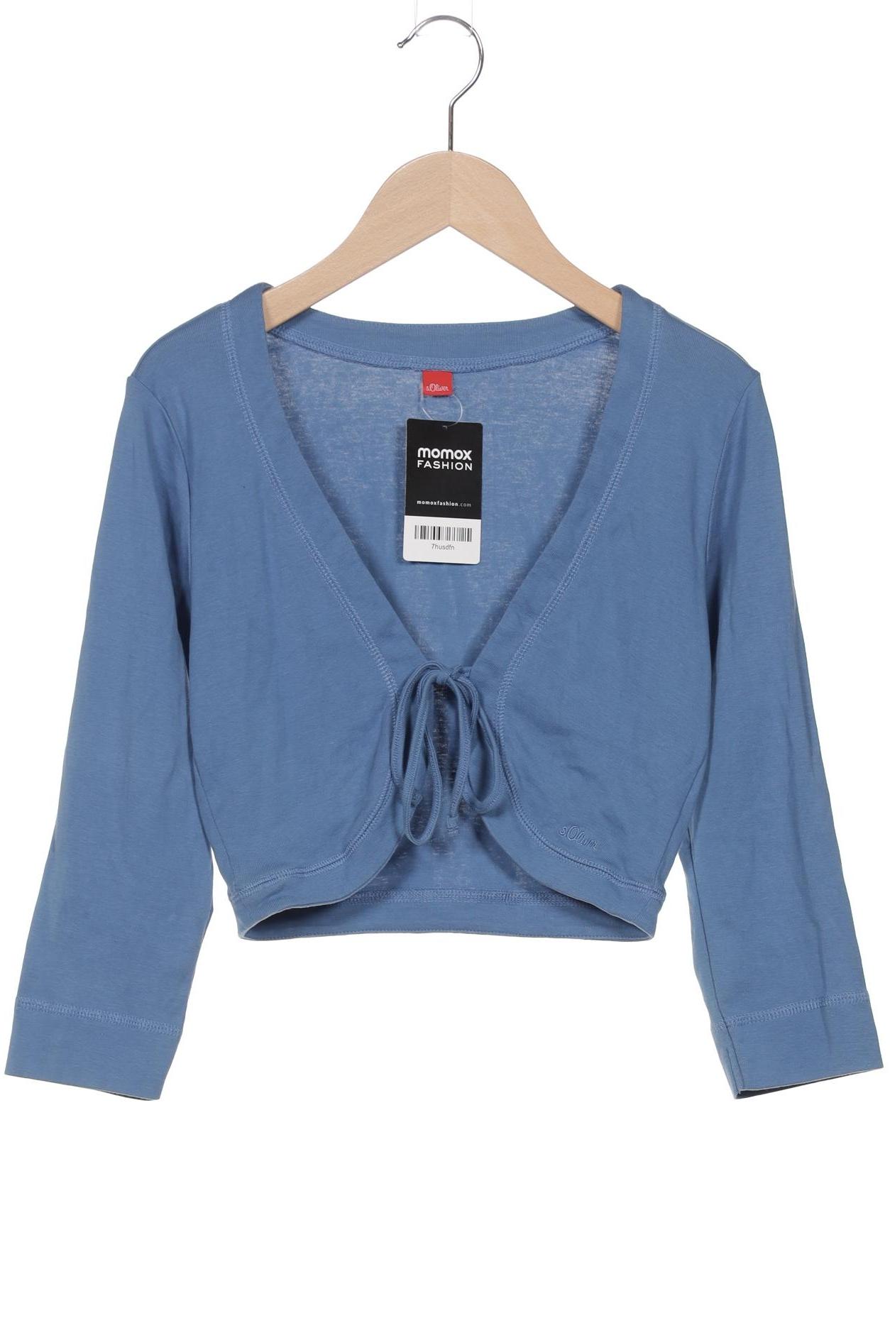 

s.Oliver Damen Strickjacke, blau, Gr. 36