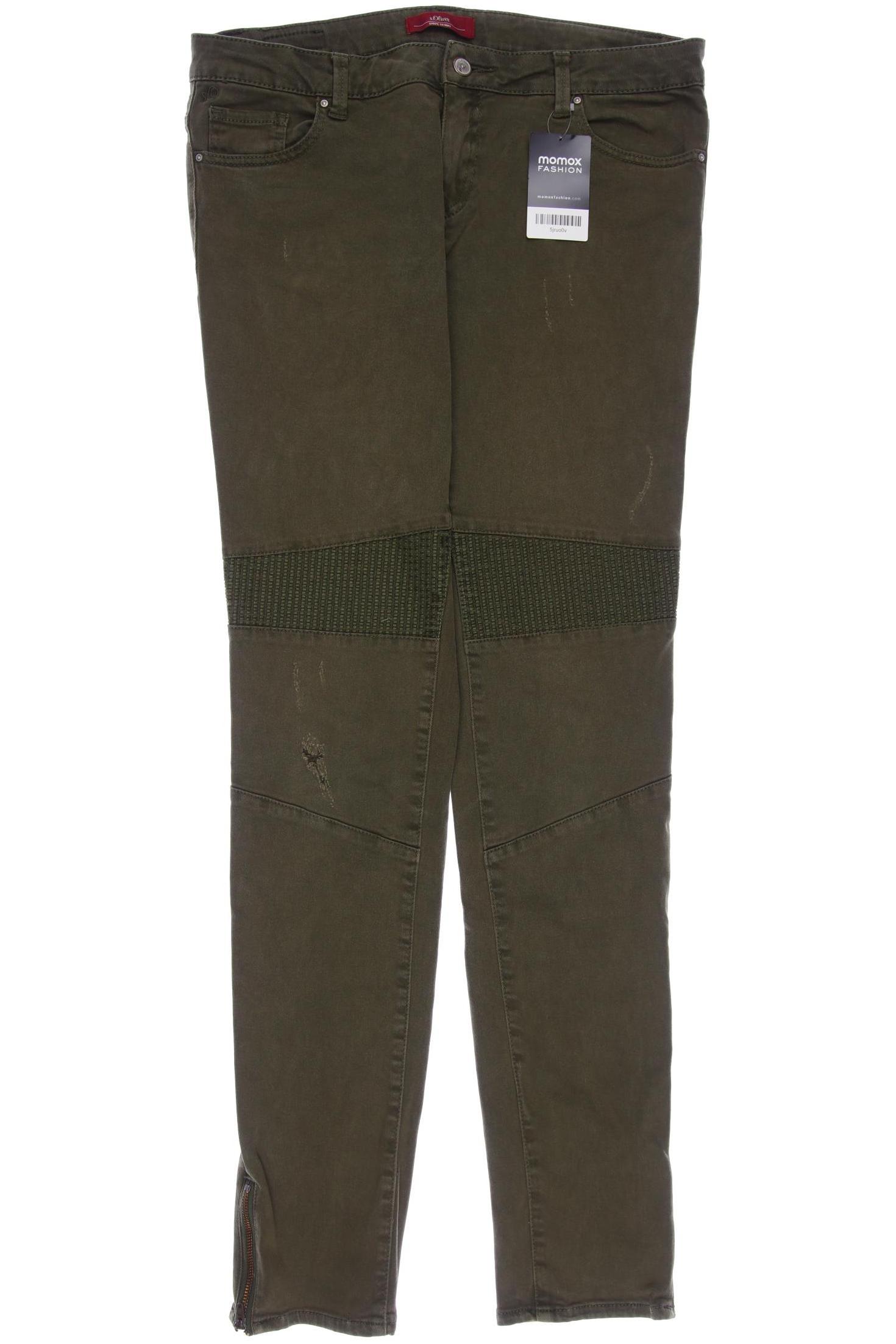 

s.Oliver Damen Jeans, grün