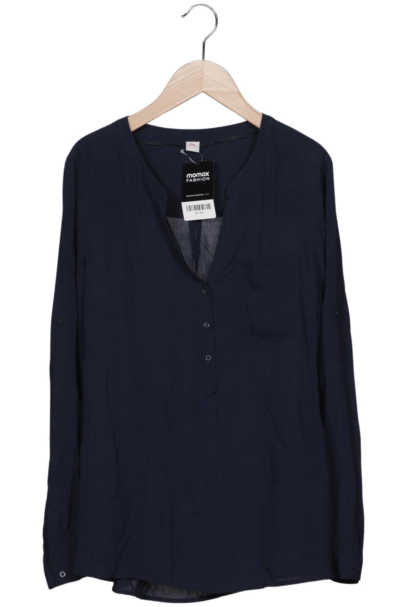 

s.Oliver Damen Bluse, marineblau, Gr. 36