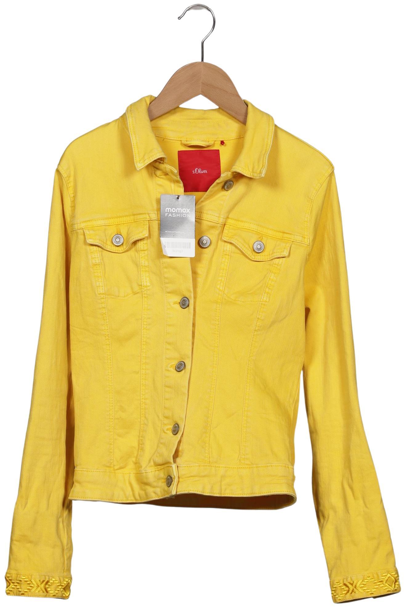 

s.Oliver Damen Jacke, gelb, Gr. 36
