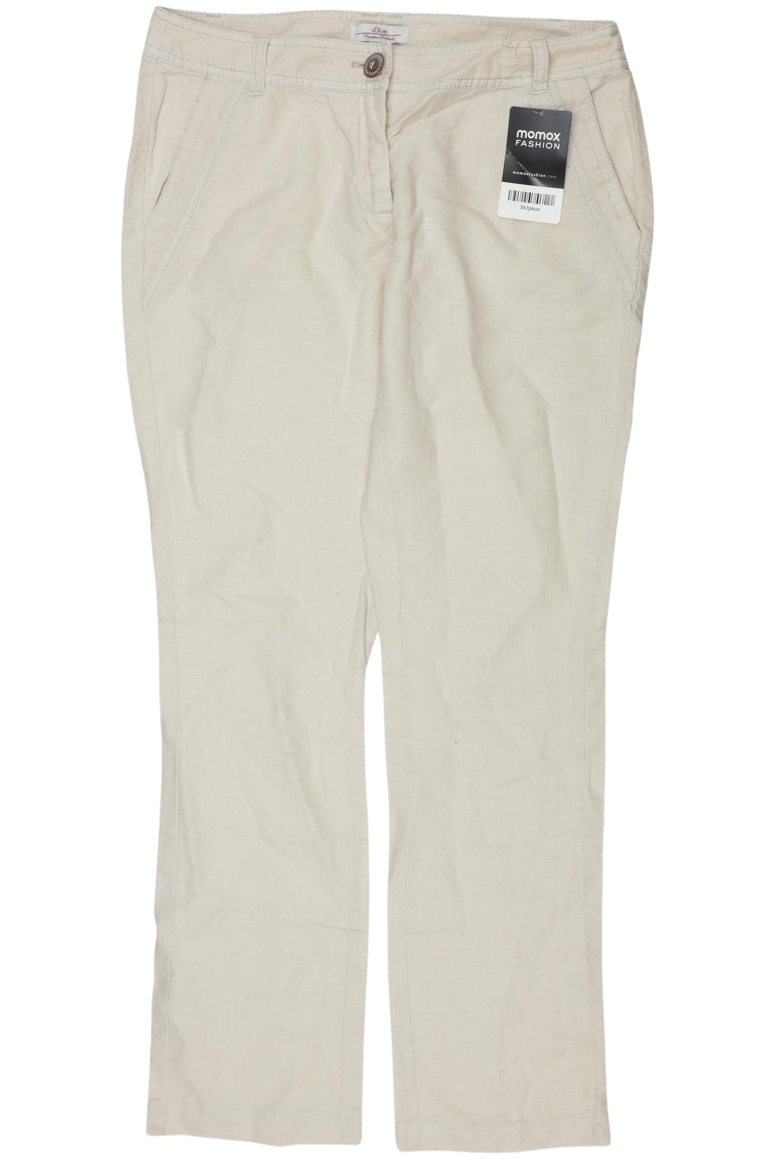 

s.Oliver Damen Stoffhose, beige, Gr. 34