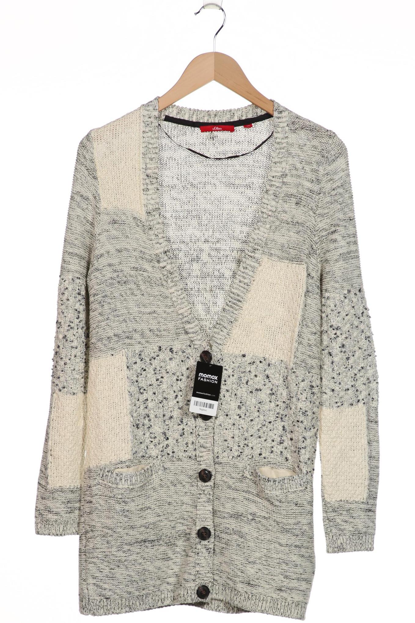 

s.Oliver Damen Strickjacke, grau