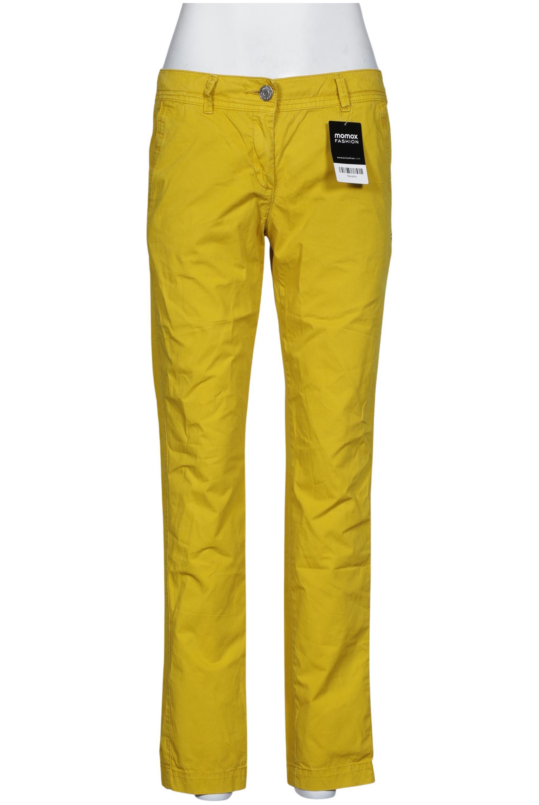 

s.Oliver Damen Stoffhose, gelb, Gr. 36