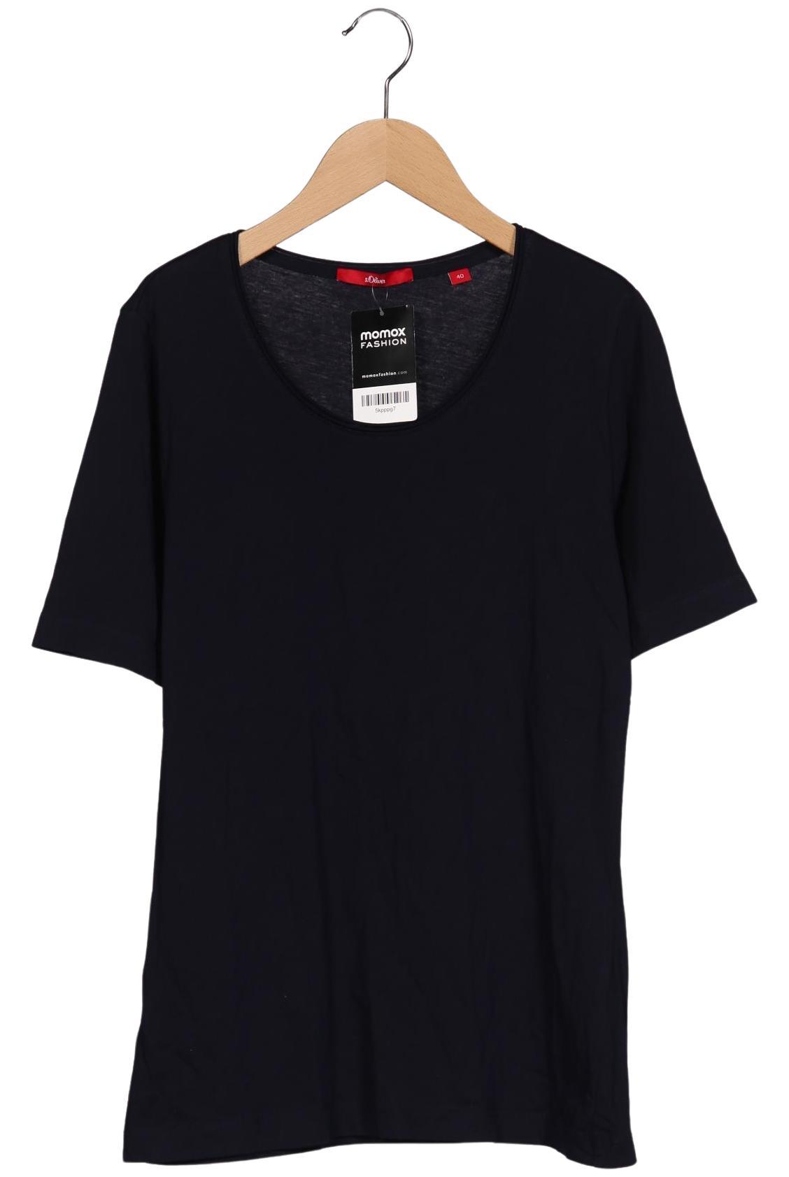 

s.Oliver Damen T-Shirt, marineblau, Gr. 40