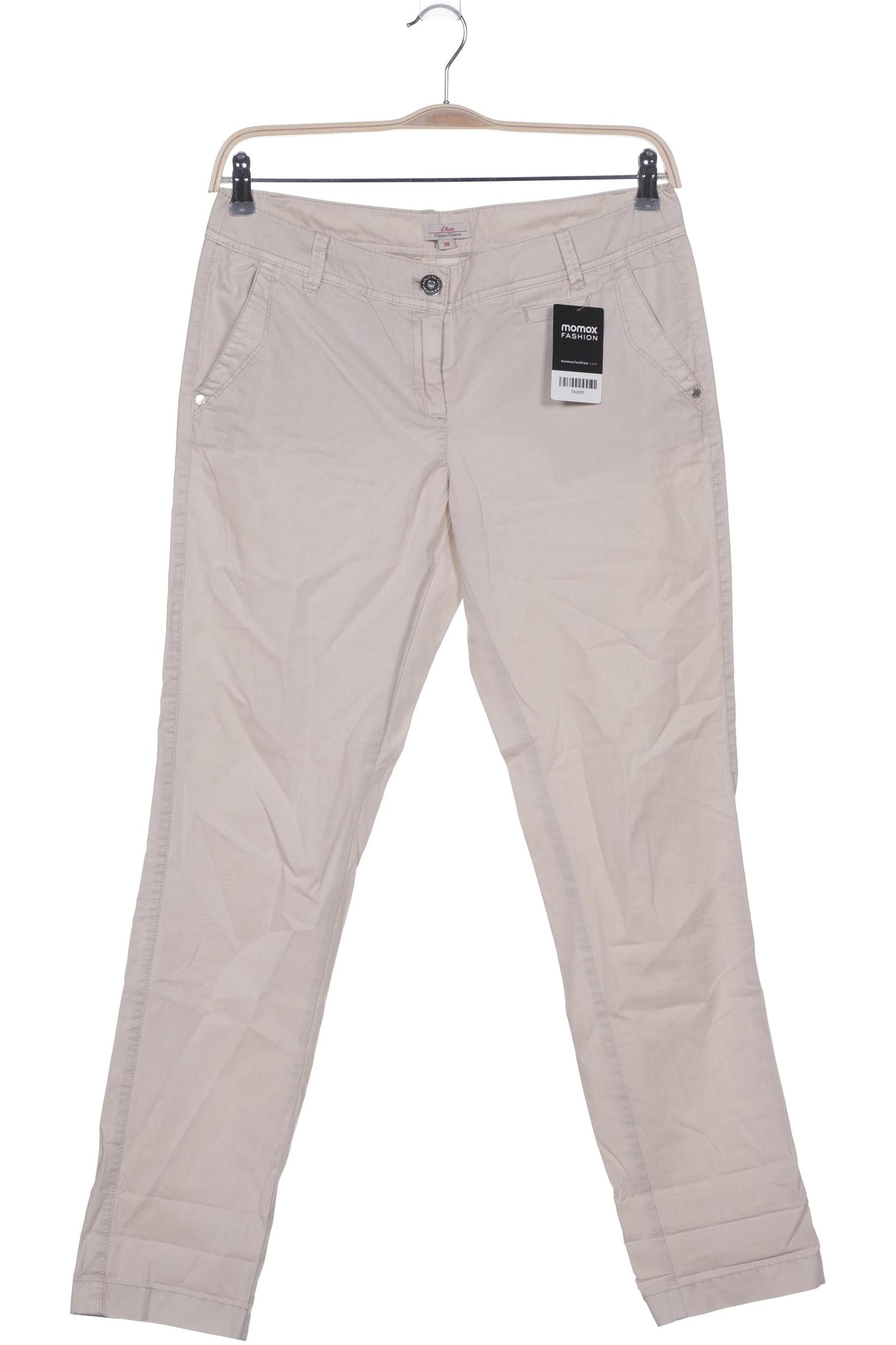

s.Oliver Damen Stoffhose, cremeweiß, Gr. 38
