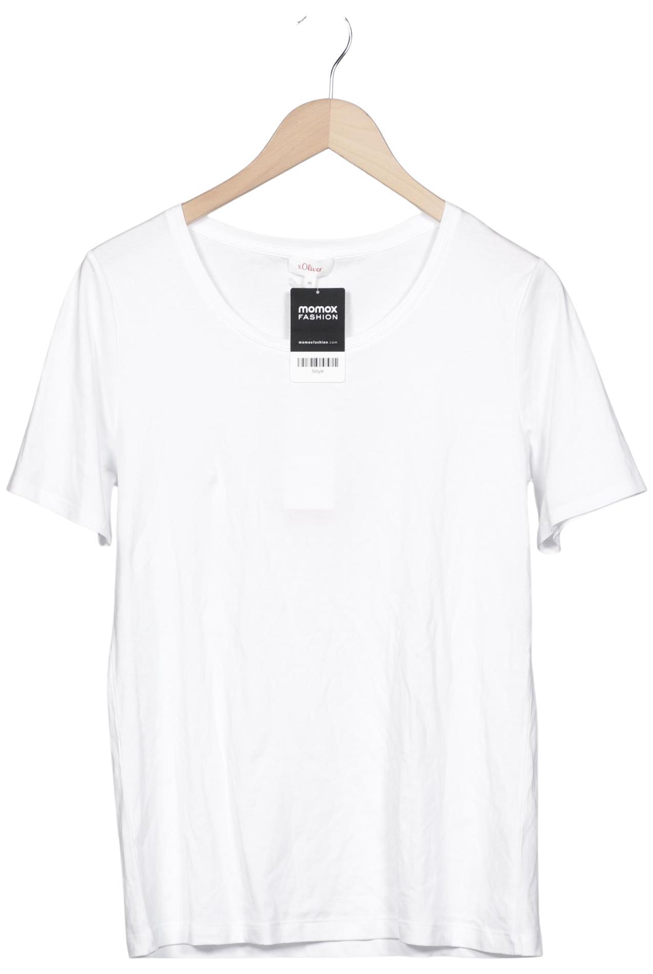 

s.Oliver Damen T-Shirt, weiß, Gr. 42