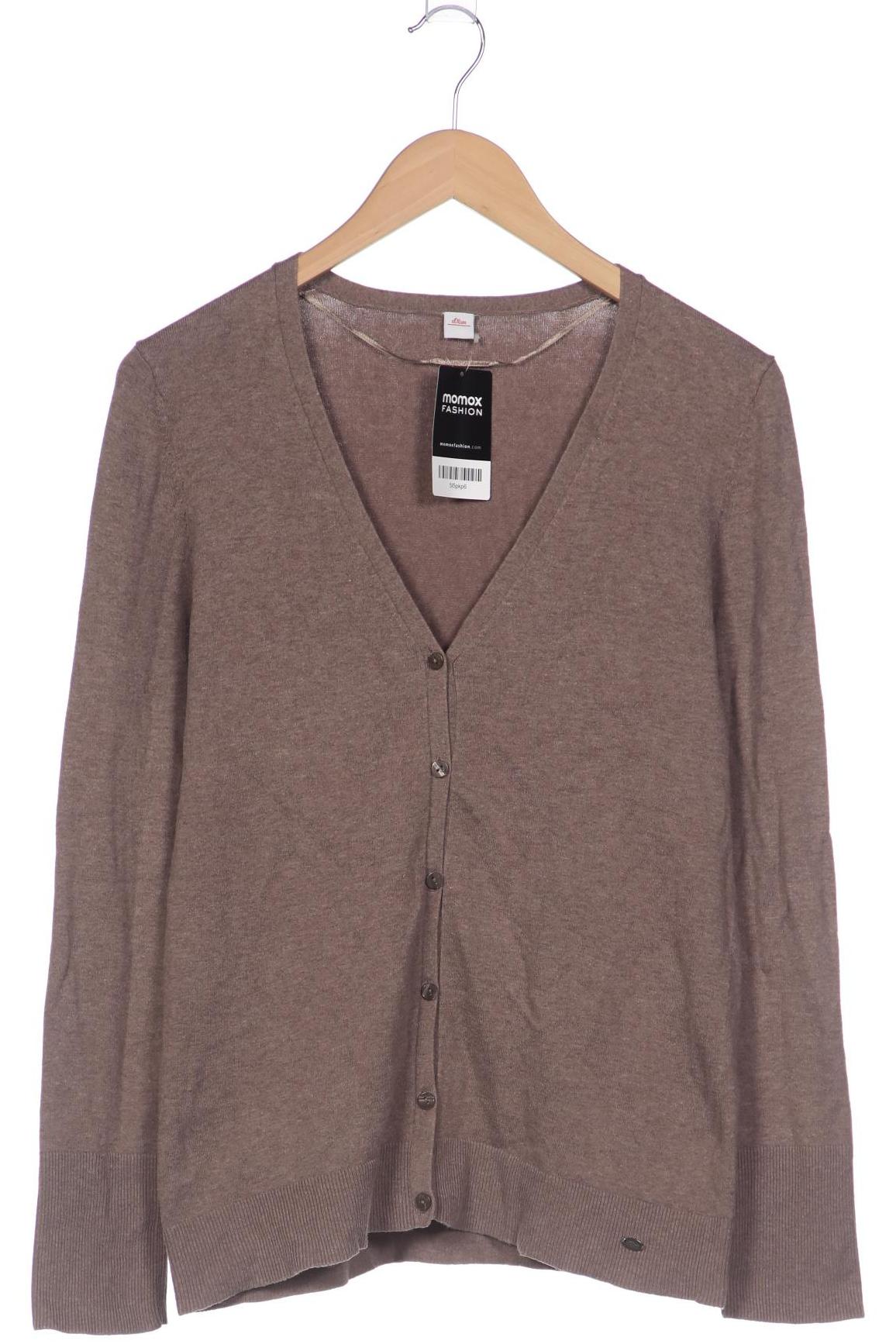 

s.Oliver Damen Strickjacke, braun, Gr. 40
